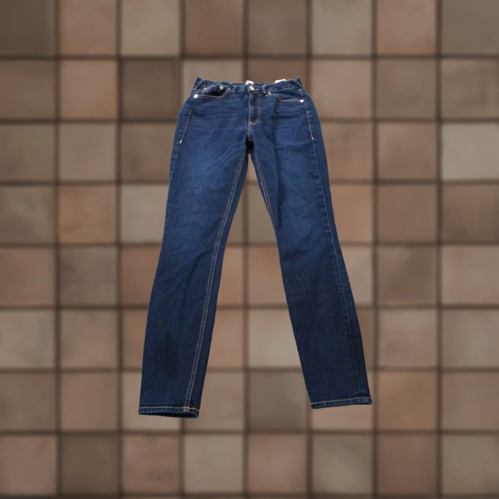 True Religion True Religion Jeans Womens 31 Blue Denim Jennie High Rise Skinny USA Made Jeans Women 31 Blue Denim USA 90s Size 29" - 1 Thumbnail