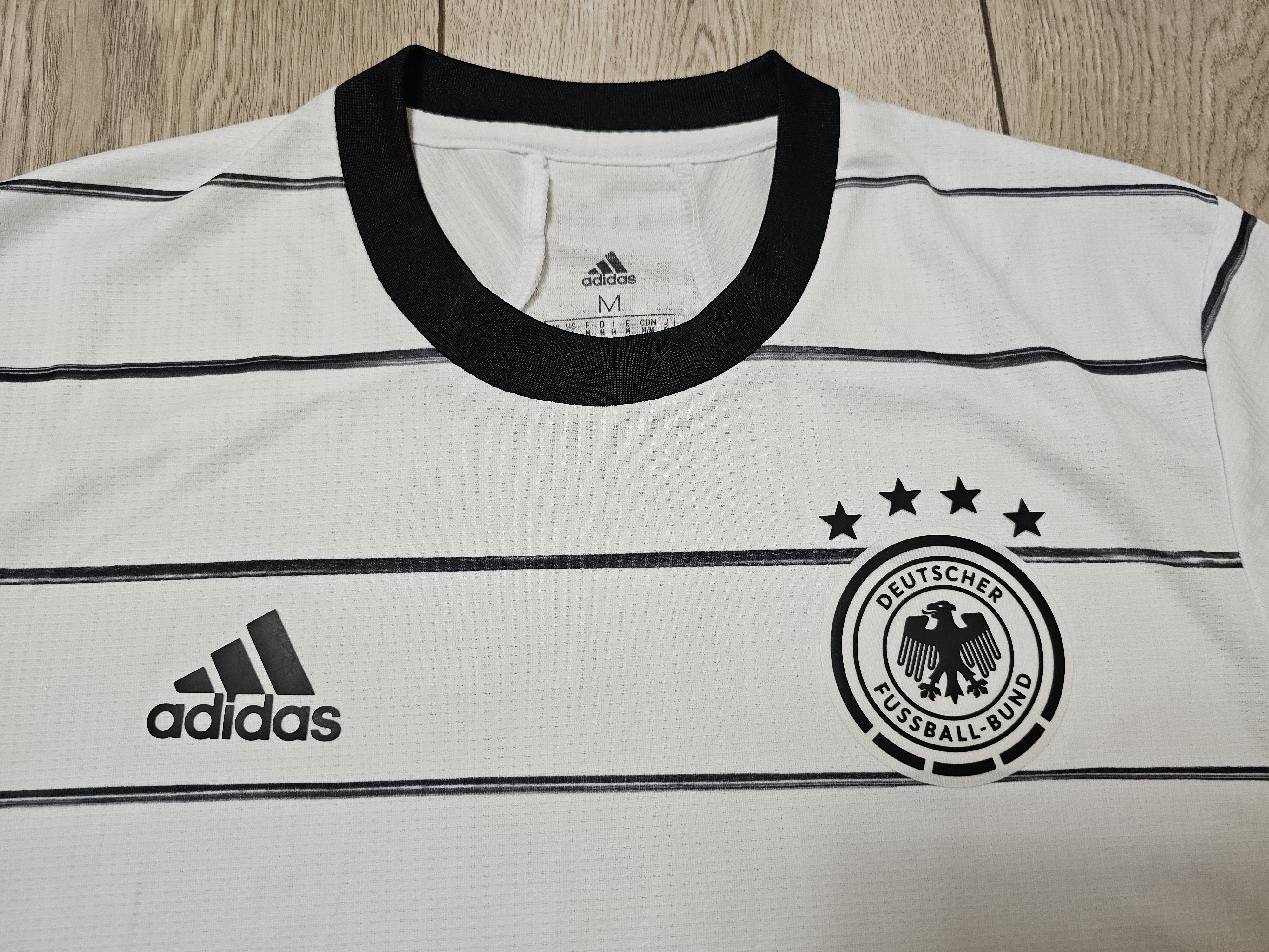 Adidas GERMANY 2019 2021 HOME PLAYER VERSION FOOTBALL SOCCER JERSEY Size US M / EU 48-50 / 2 - 3 Thumbnail