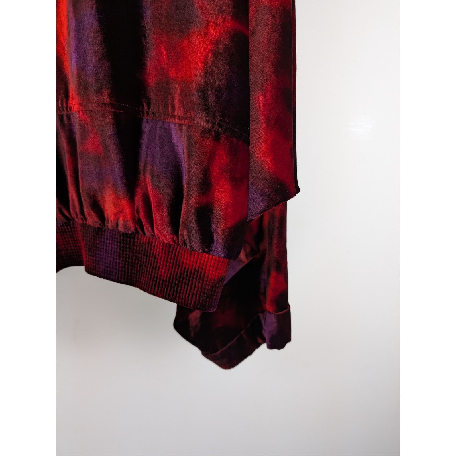 Saint Laurent Paris o1rshd1 Velours Liquide Ombre Jacket in Rouge Rose Size US L / EU 52-54 / 3 - 14 Thumbnail