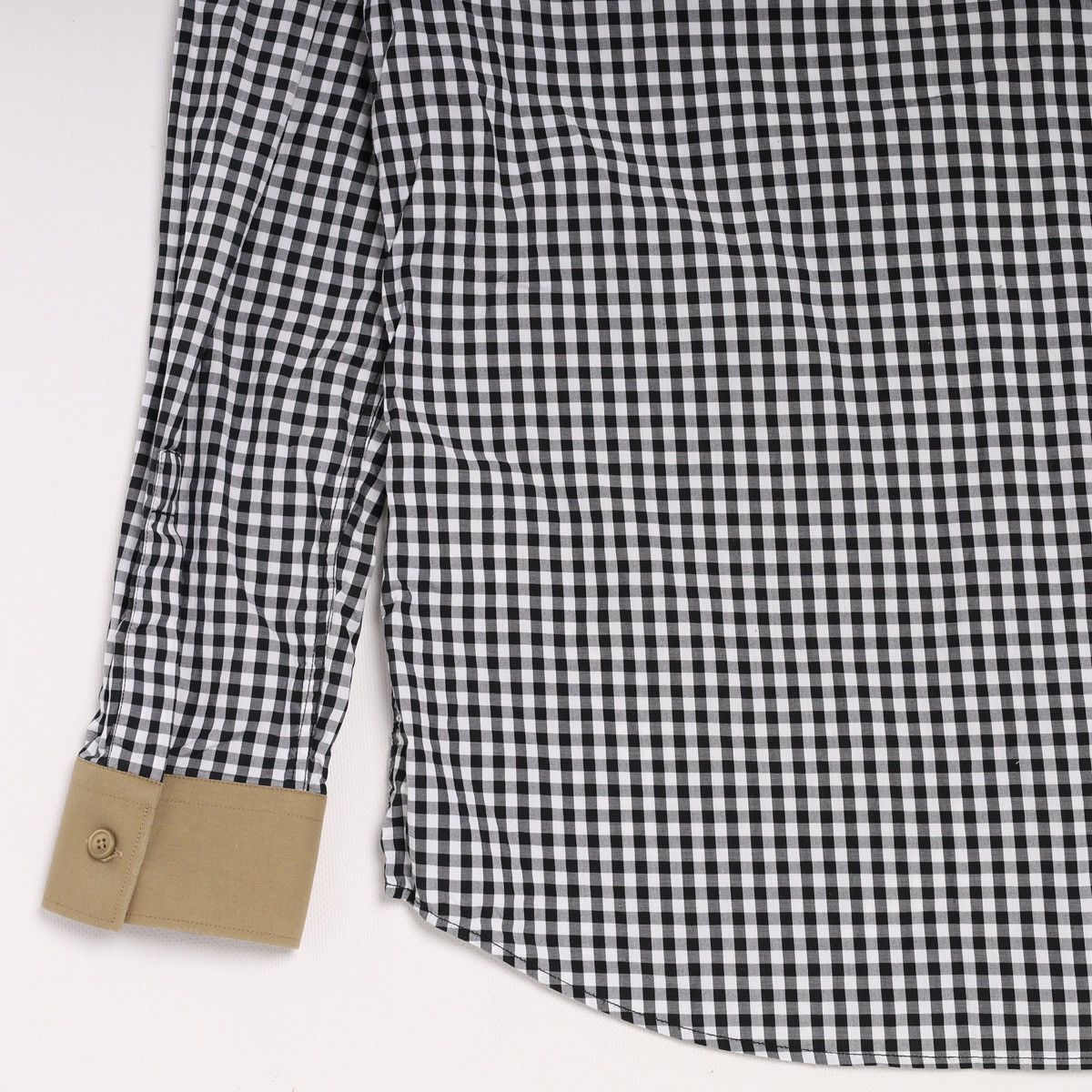 Givenchy Givenchy Plaid Check Oxford Shirt Collar Long Sleeve White Size US L / EU 52-54 / 3 - 14 Thumbnail