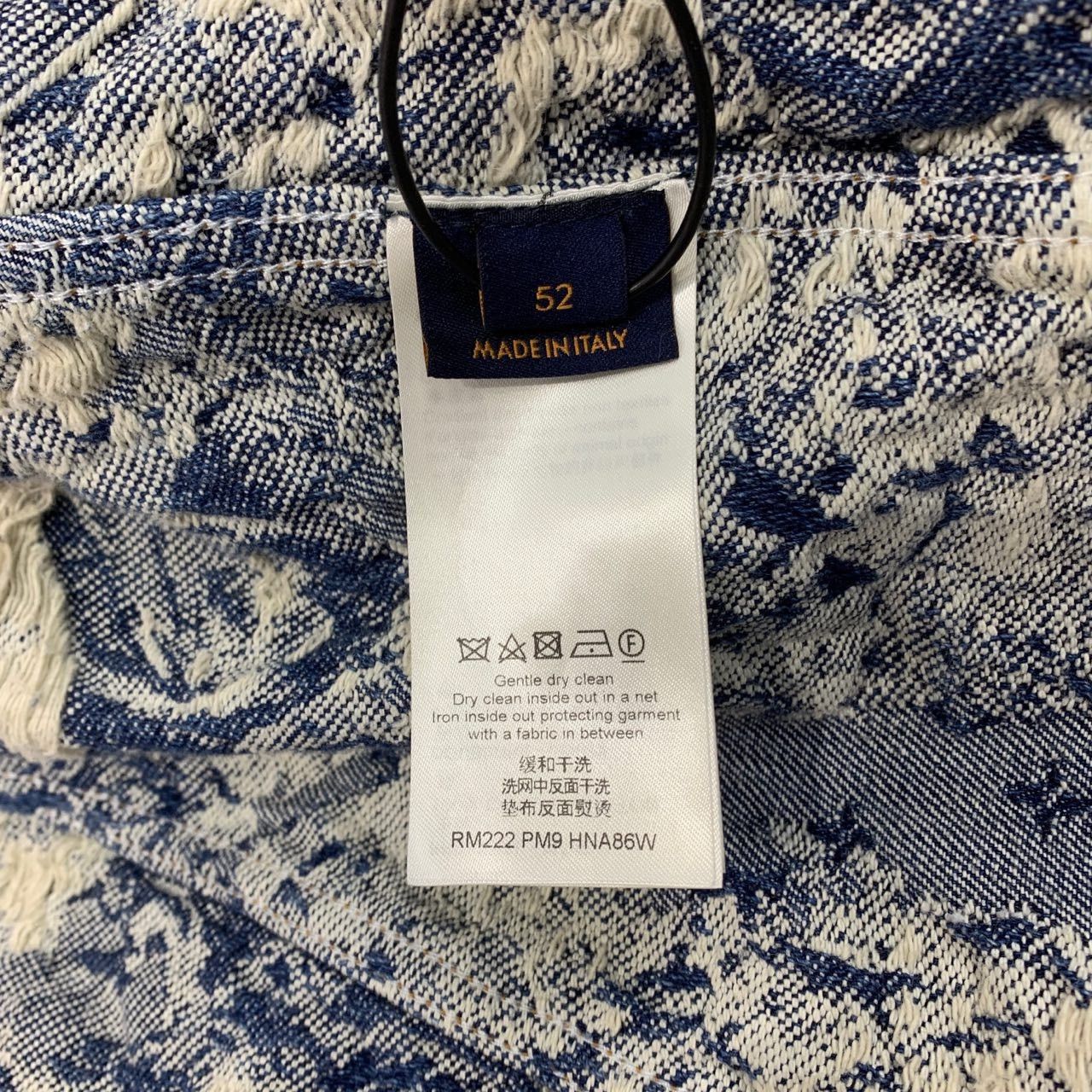 Louis Vuitton LOUIS VUITTON LV flowers and plants full of erosion denim j Size US L / EU 52-54 / 3 - 7 Thumbnail