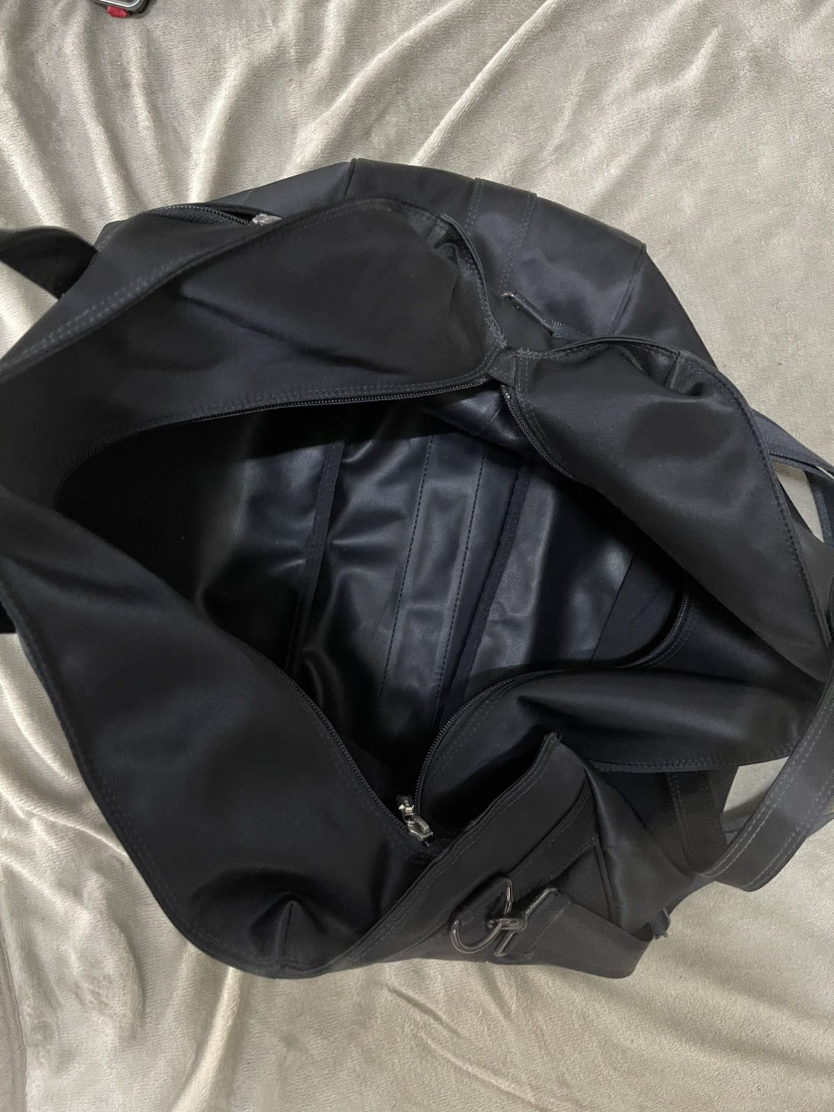 Japanese Brand × Yohji Yamamoto Y’Saccs Big Black Nylon Travel Bags Size ONE SIZE - 13 Thumbnail