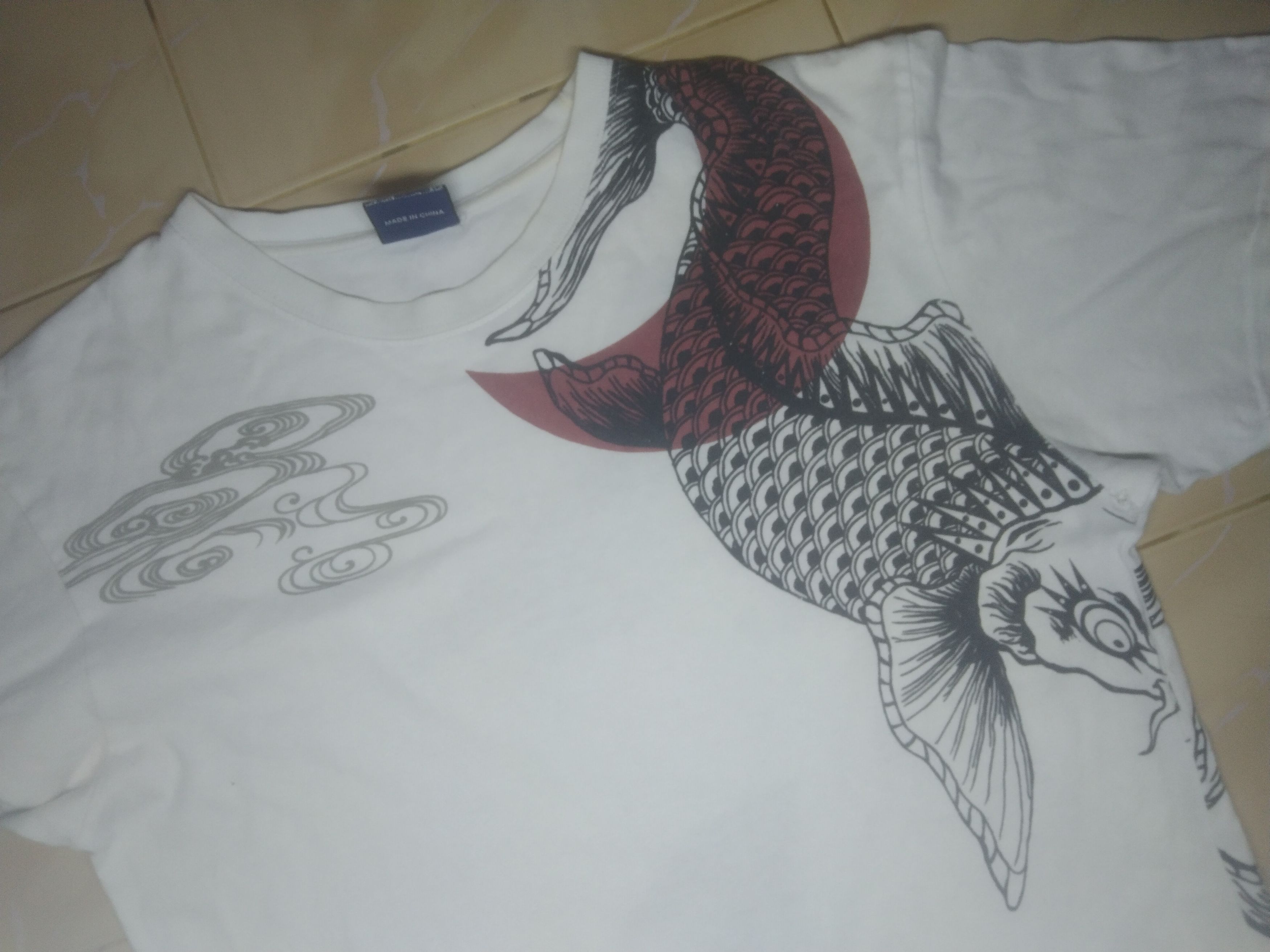 Japanese Brand Koi Carp Japanese t shirt Size US L / EU 52-54 / 3 - 5 Thumbnail
