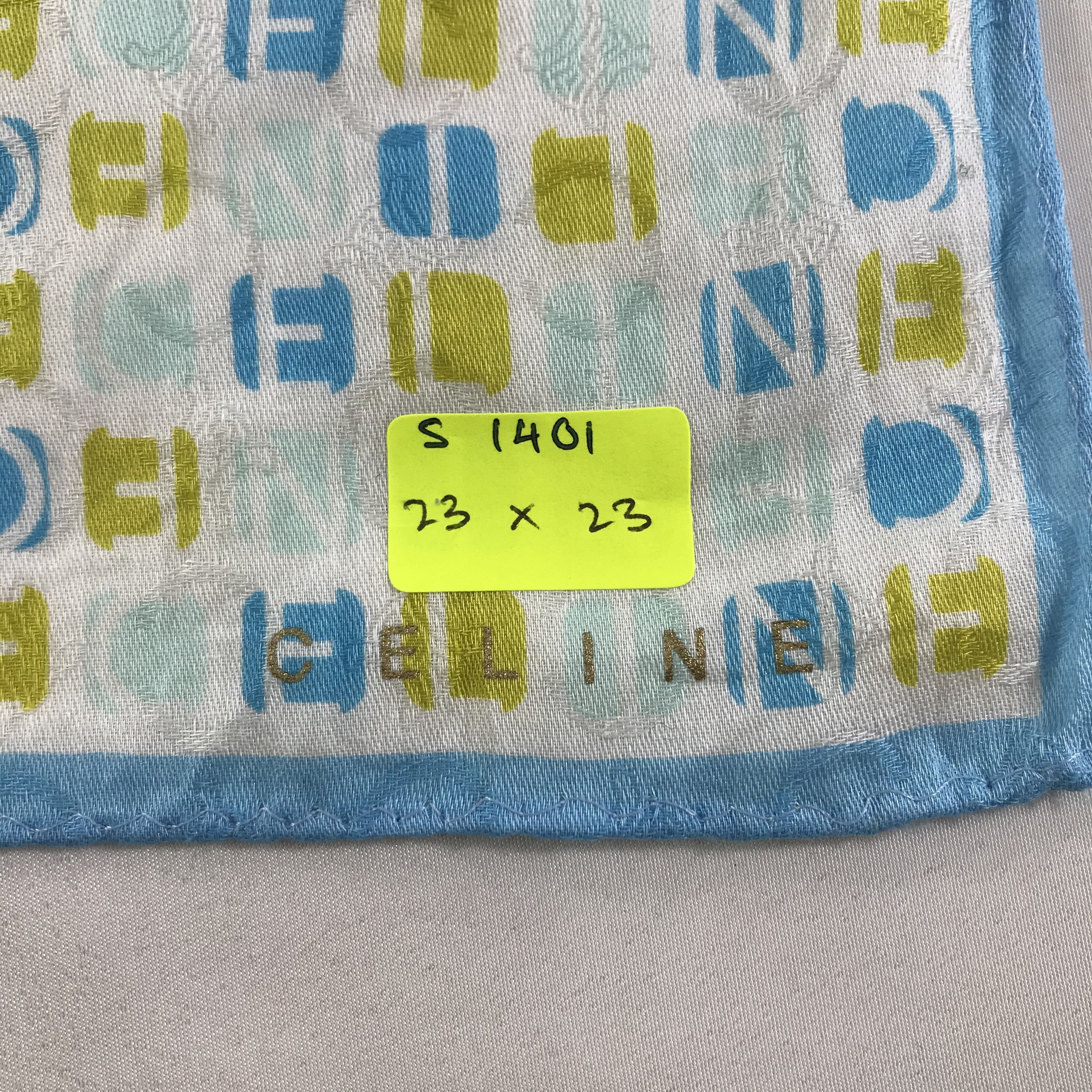 Celine × Vintage Celine Bandana / Handkerchief / Neckerchief - S1401 Size ONE SIZE - 5 Thumbnail