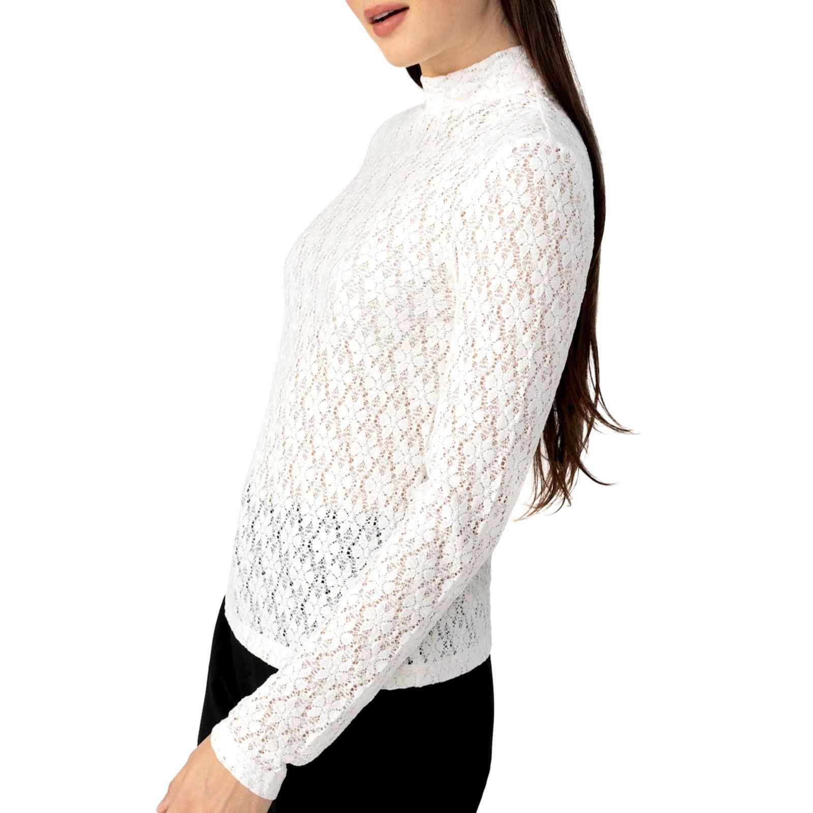 Sanctuary Sanctuary Long Sleeve Boat Neck Lace Long Sleeve Top Size S Size S / US 4 / IT 40 - 5 Thumbnail