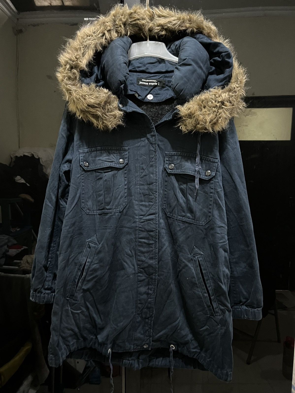 14th Addiction × Issey Miyake × mercibeaucoup Mercibeaucoup Fur Parka Vkei Style Size S / US 4 / IT 40 - 3 Thumbnail