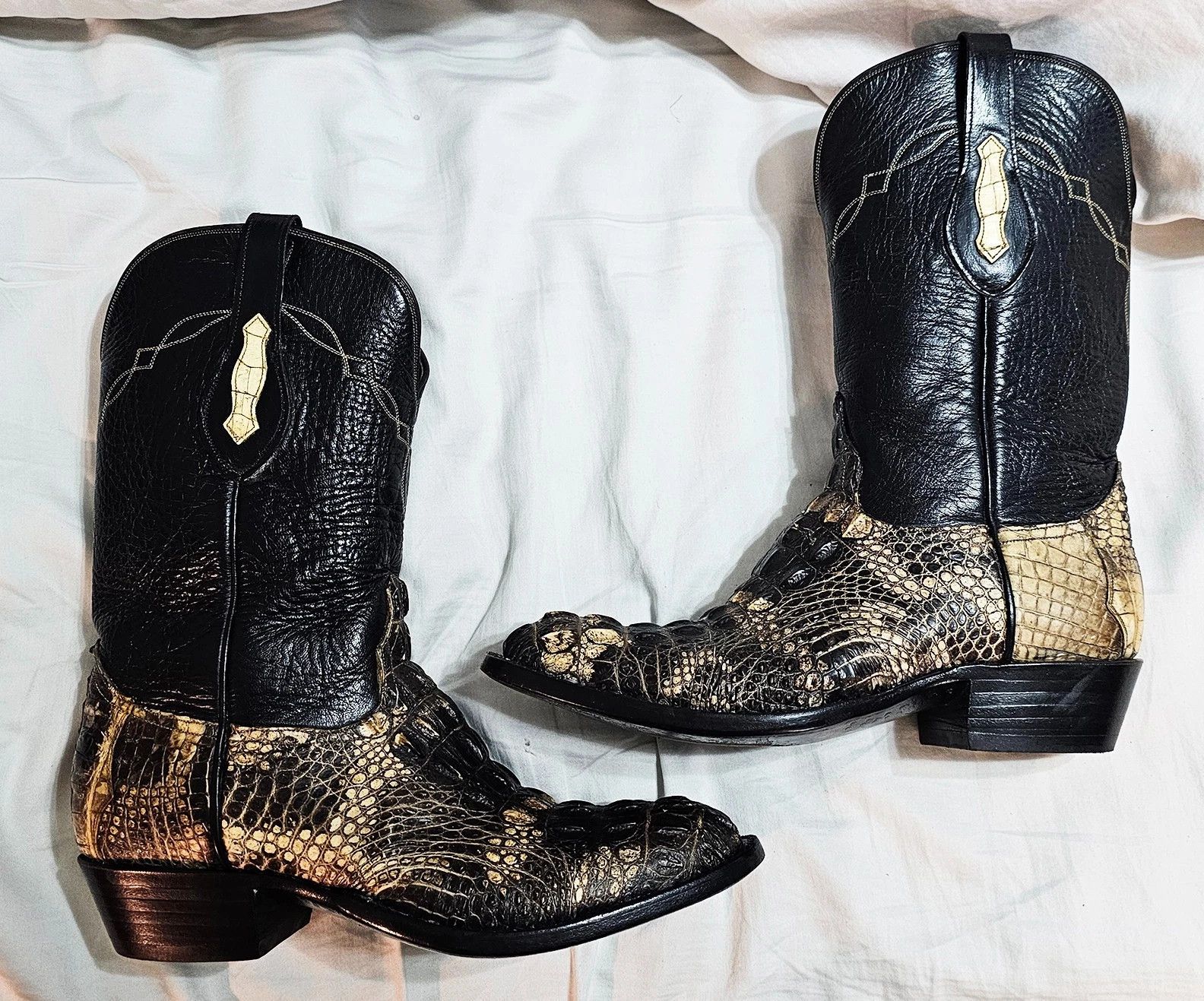Other Alligator Cowboy Boots Natural Skin Size US 8 / EU 41 - 6 Thumbnail