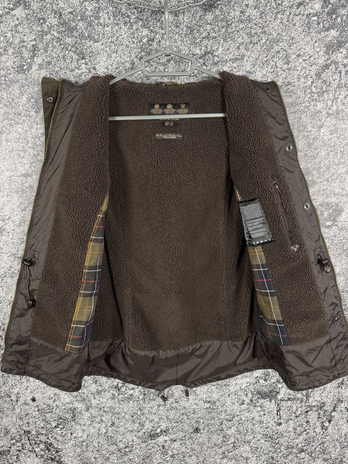Barbour Barbour Winter Force Parka Wax Jacket Waxed Cotton Size UK 8 Size S / US 4 / IT 40 - 9 Thumbnail