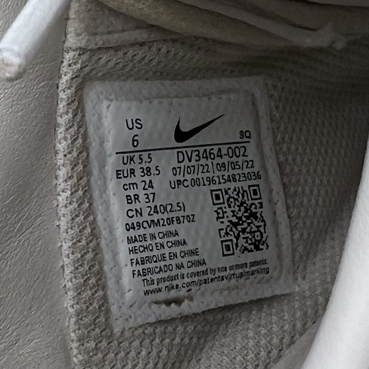 Nike Nike AMBUSH x Air Force 1 Low White Women’s Sz 6 DV3464-002 Size US 6 / IT 36 - 12 Thumbnail