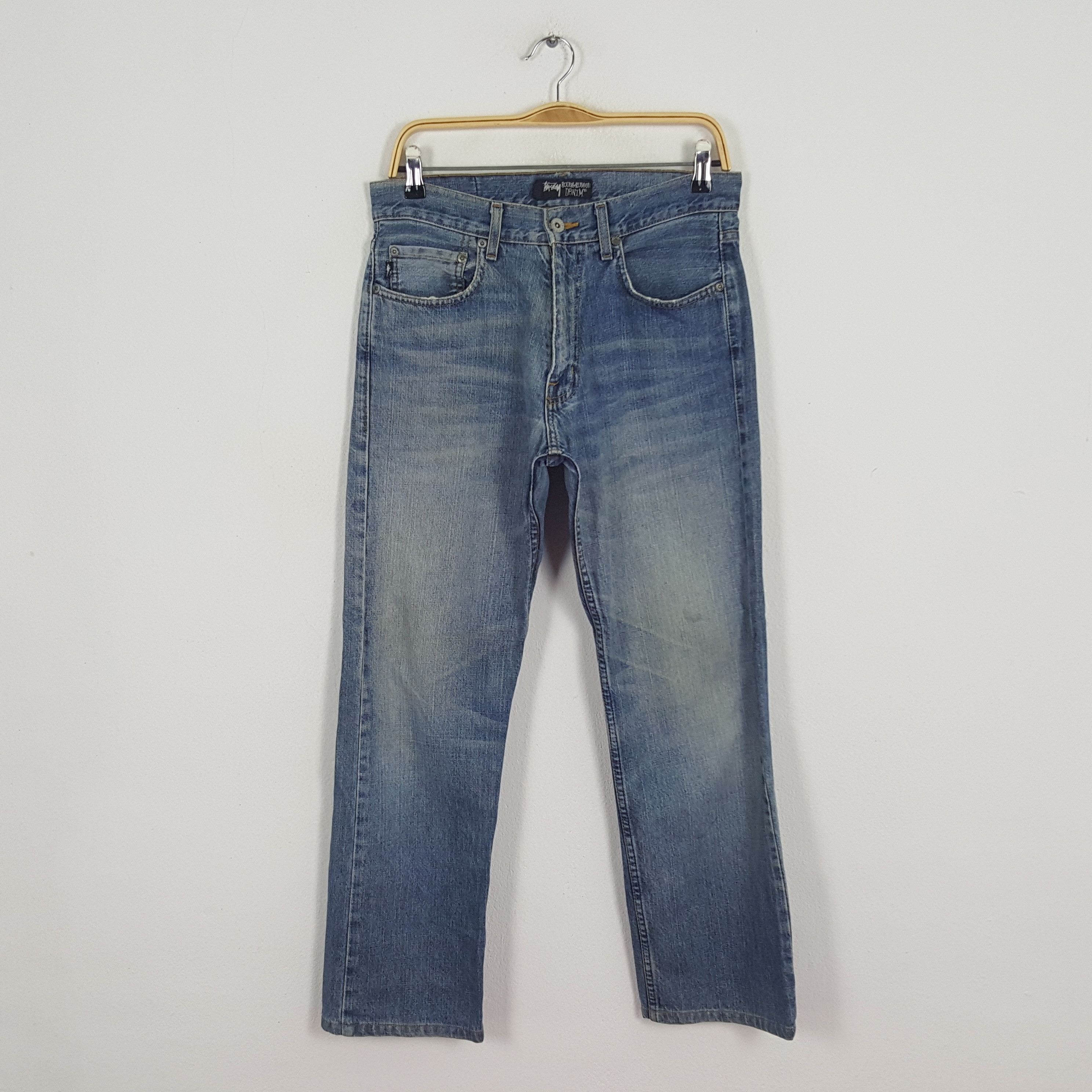 Stussy × Vintage Vintage Stussy American Streetwear Style Denim Jeans Size US 30 / EU 46 - 4 Thumbnail