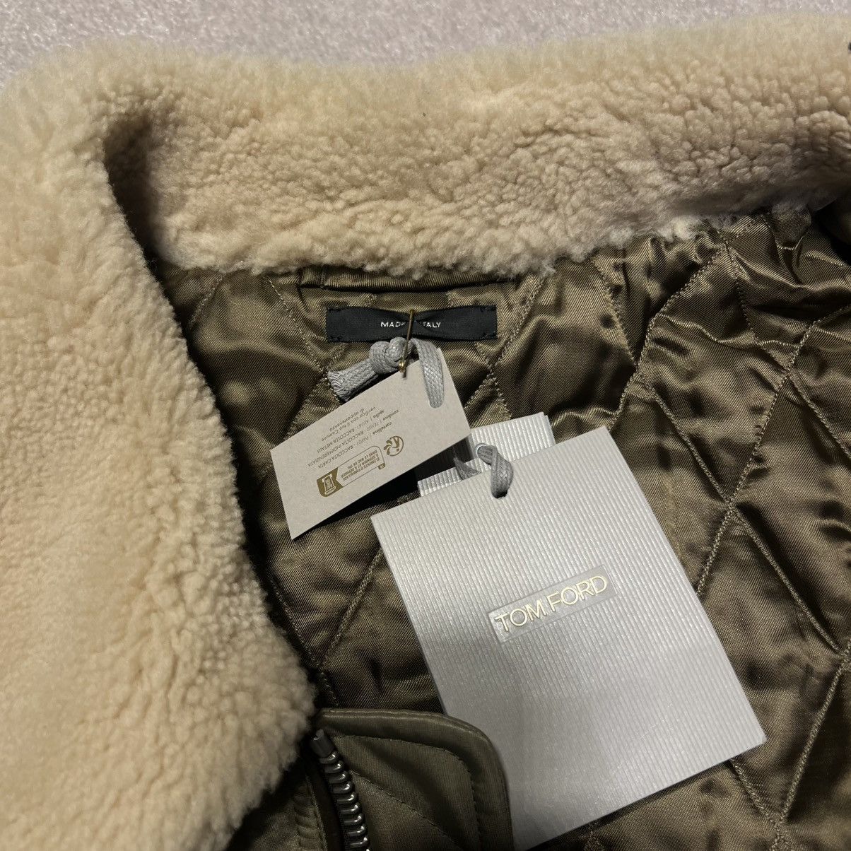 Tom Ford Tom Ford Shearling Collar Jacket in Large Size US L / EU 52-54 / 3 - 4 Thumbnail