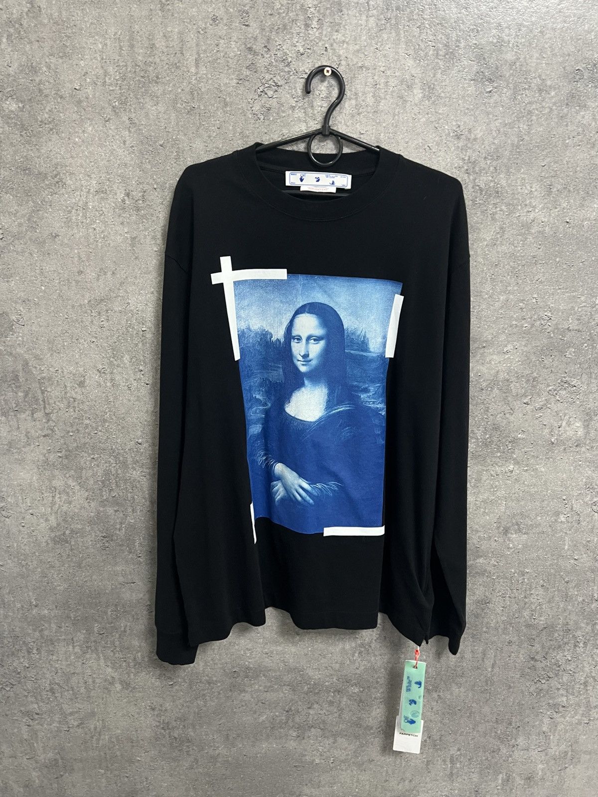 Off-White OFF-WHITE LONG SLEEVE MONA LISA TEE Size US XL / EU 56 / 4 - 1 Thumbnail