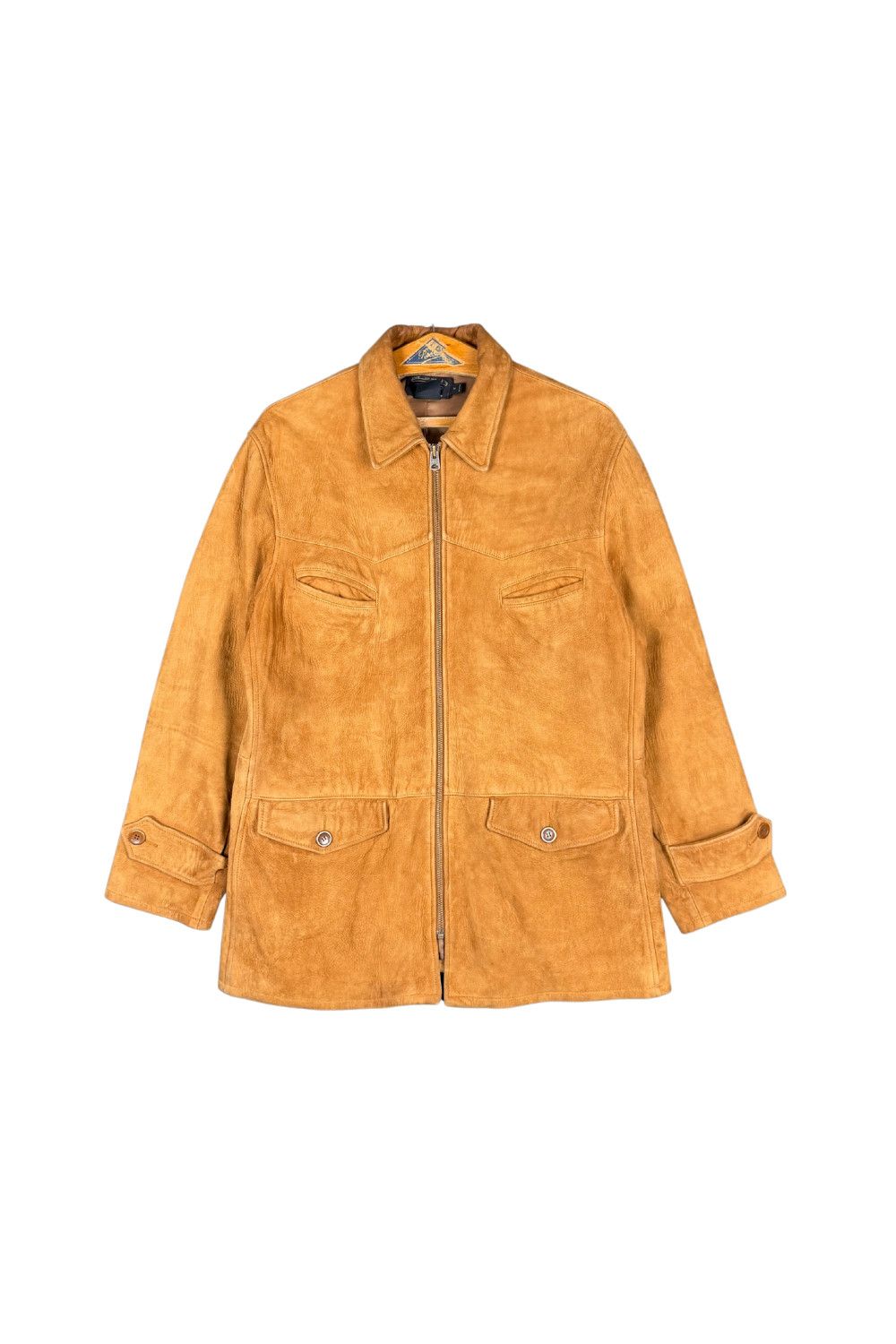 RRL Ralph Lauren fw99 RRL Double RL 3 Star Suede Ranch Jacket Tan Western Size US M / EU 48-50 / 2 - 1 Thumbnail