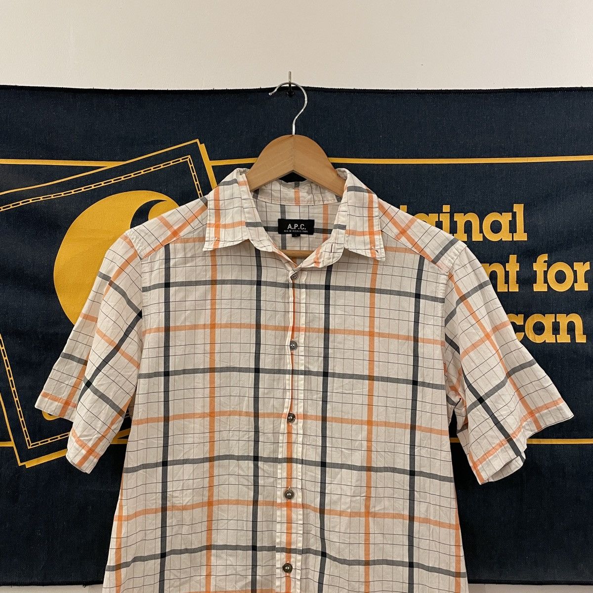A.P.C. Vintage A.P.C Buttondown Shirt Size US S / EU 44-46 / 1 - 2 Thumbnail