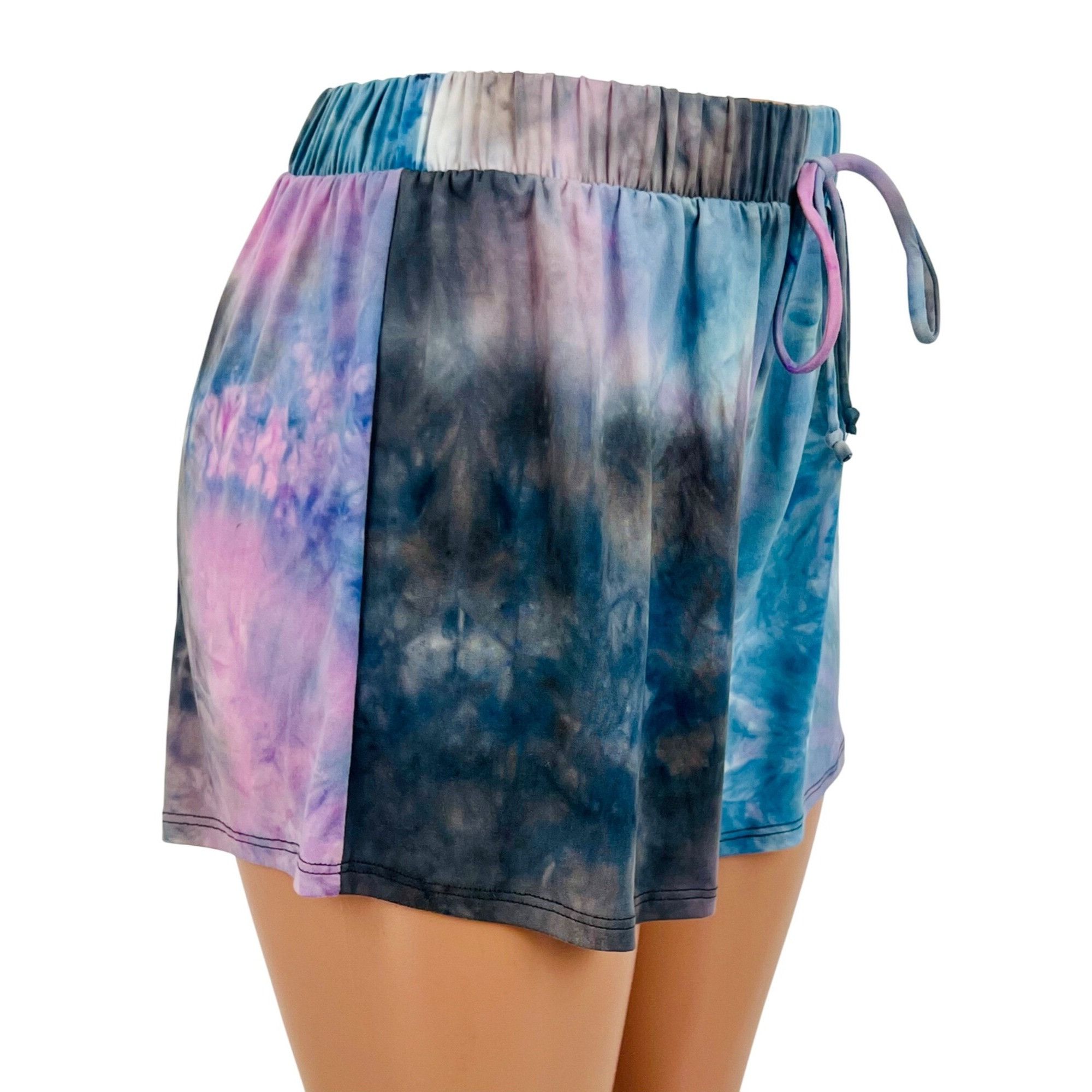 Other NWT Tie Dye Cropped Hoodie & Shorts 2 Piece Set | Athleisure Size L / US 10 / IT 46 - 10 Thumbnail