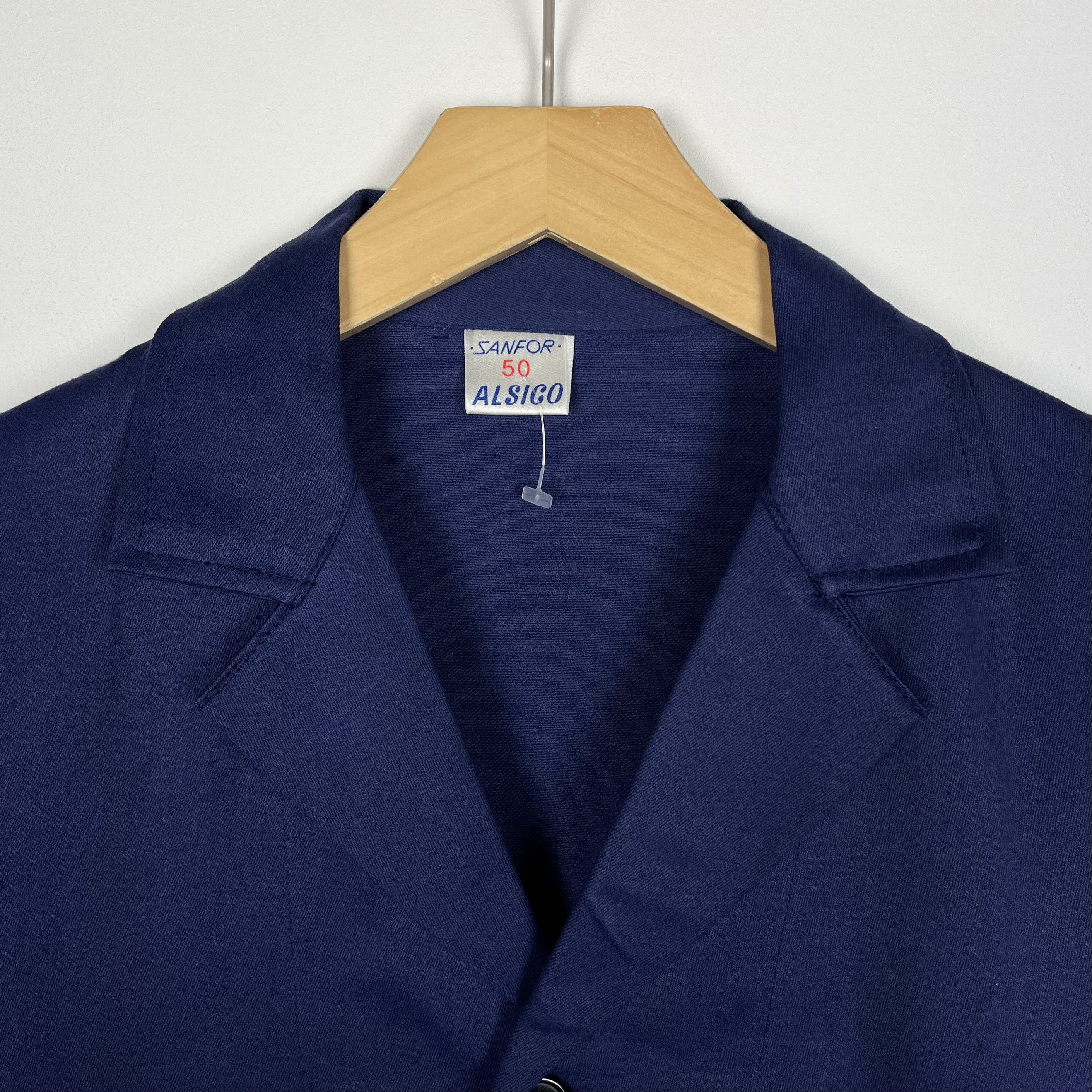 Le Laboureur Vintage French Sanfor 3-Pocket Work Jacket 80’s Size US M / EU 48-50 / 2 - 8 Thumbnail