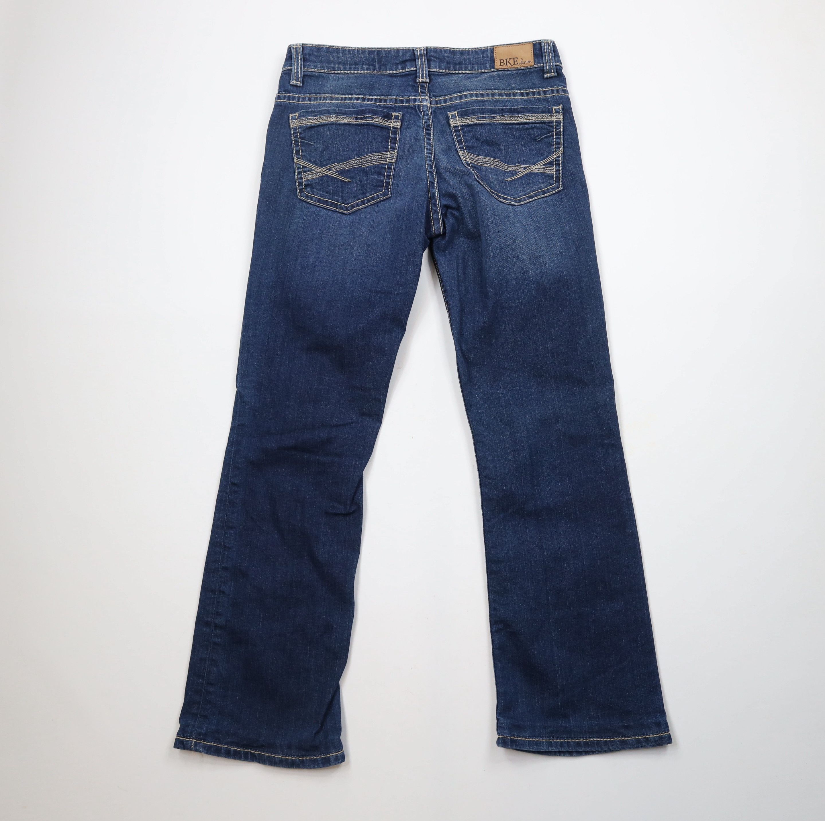 Vintage Buckle BKE Stitch Payton Bootcut Flared Denim Jeans Blue Size 28" / US 6 / IT 42 - 7 Thumbnail