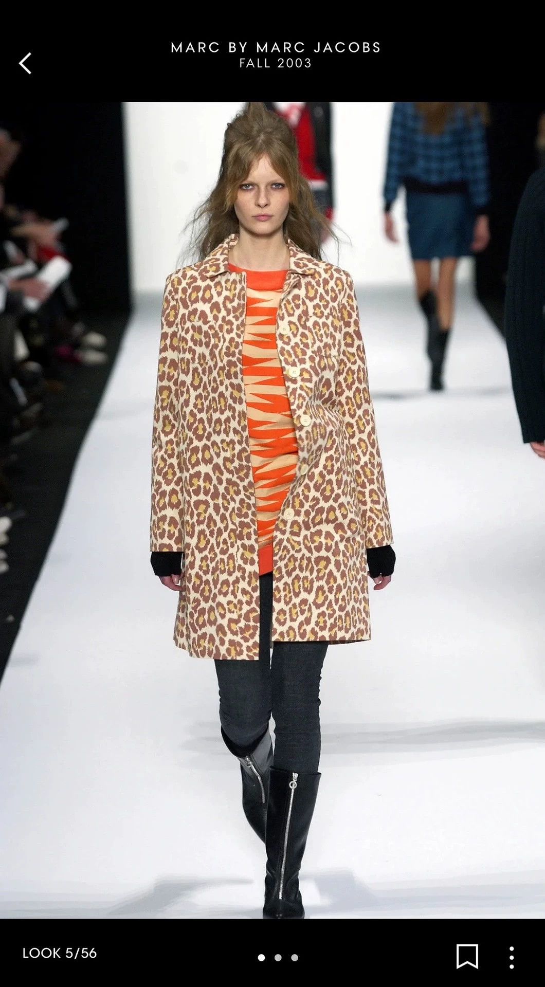 Marc Jacobs Marc Jacobs 2003AW Runway Leopard Jacket Women's Size6 Size M / US 6-8 / IT 42-44 - 2 Thumbnail