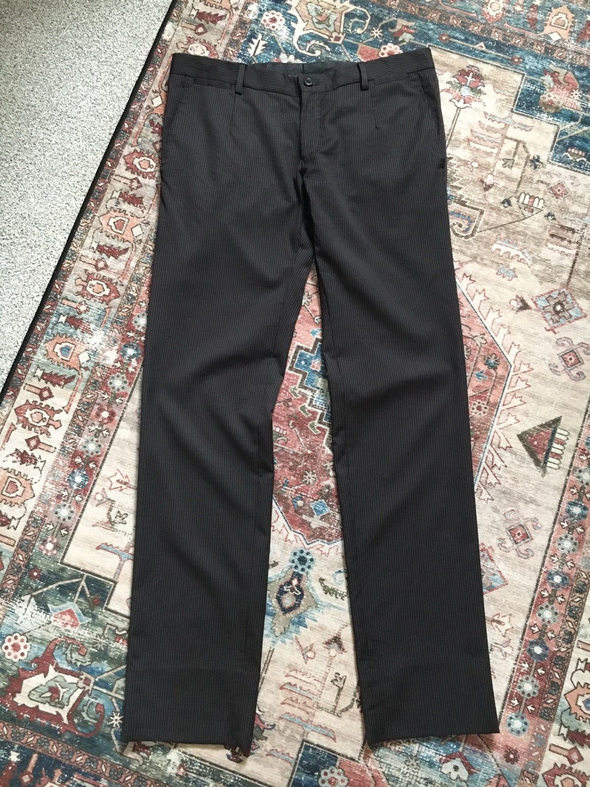 Dolce & Gabbana Dolce & Gabbana Stripe Black trouser Size US 32 / EU 48 - 1 Thumbnail