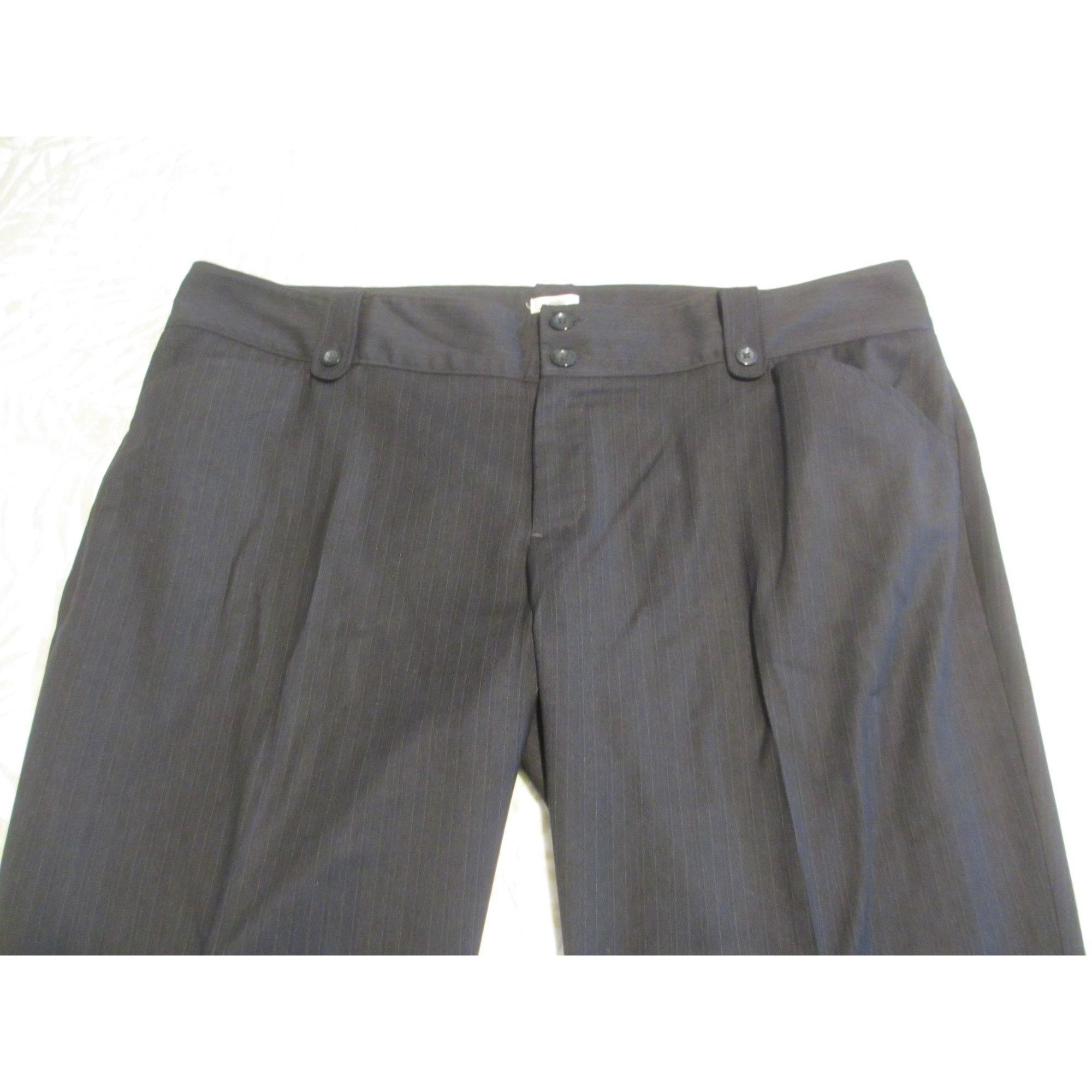 Old Navy OLD NAVY GREY PIN STRIPED DRESS PANTS SIZE 18 Size 40" / US 18 - 1 Thumbnail