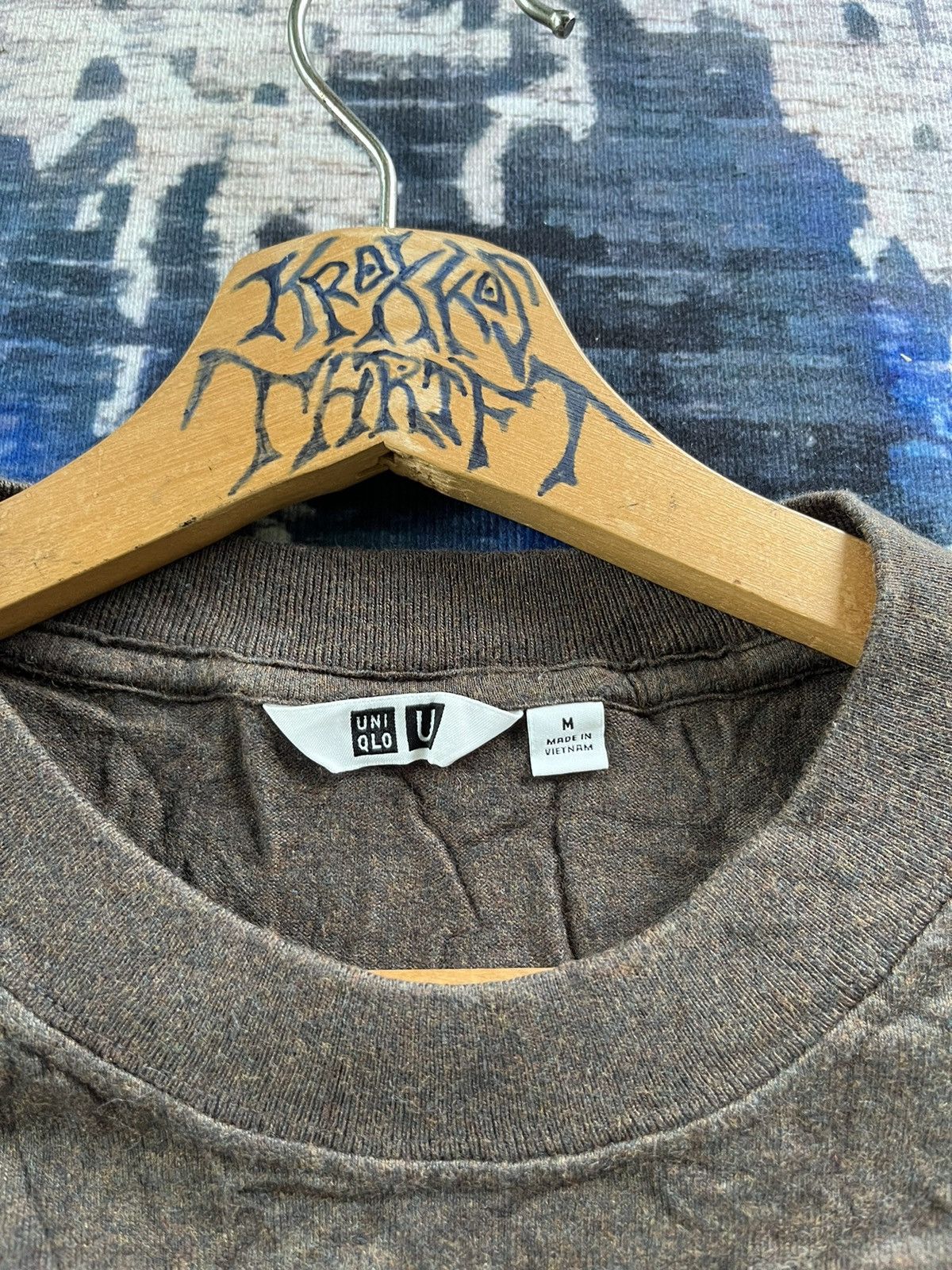 Christophe Lemaire × Japanese Brand × Uniqlo 🔥Uniqlo U Brown Mathelic Colour Long Sleeve Size US M / EU 48-50 / 2 - 3 Thumbnail