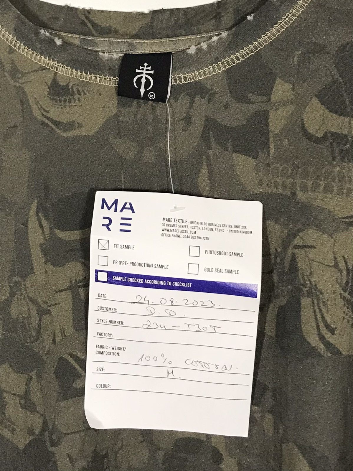 Drop Dead NWT Drop Dead Full Skull Print Distressed Long Sleeve AW23 Size US M / EU 48-50 / 2 - 7 Thumbnail