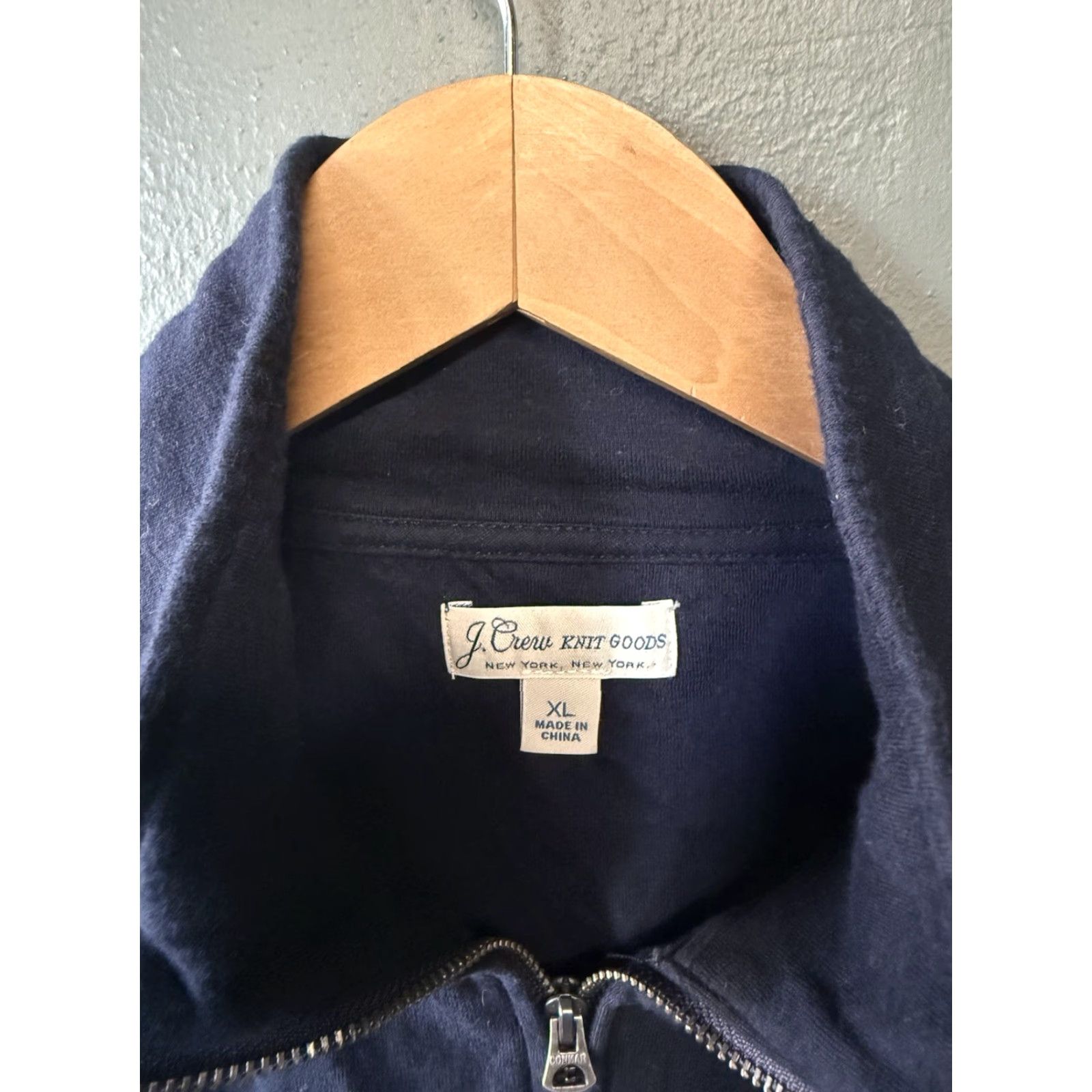 J.Crew J. Crew Mens Blue Sweatshirt Mock Neck 1/4 Zip XL Size US XL / EU 56 / 4 - 3 Thumbnail