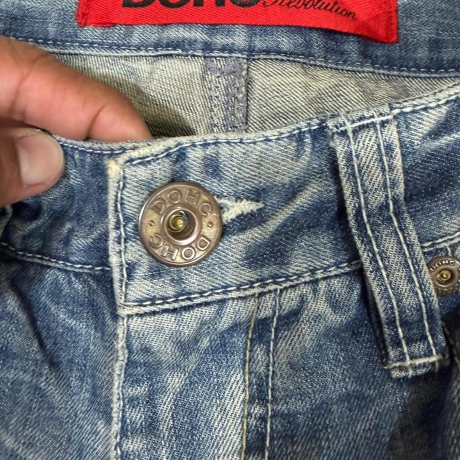 True Religion DOHC blue denim jeans with a unique design Size US 31 - 5 Thumbnail