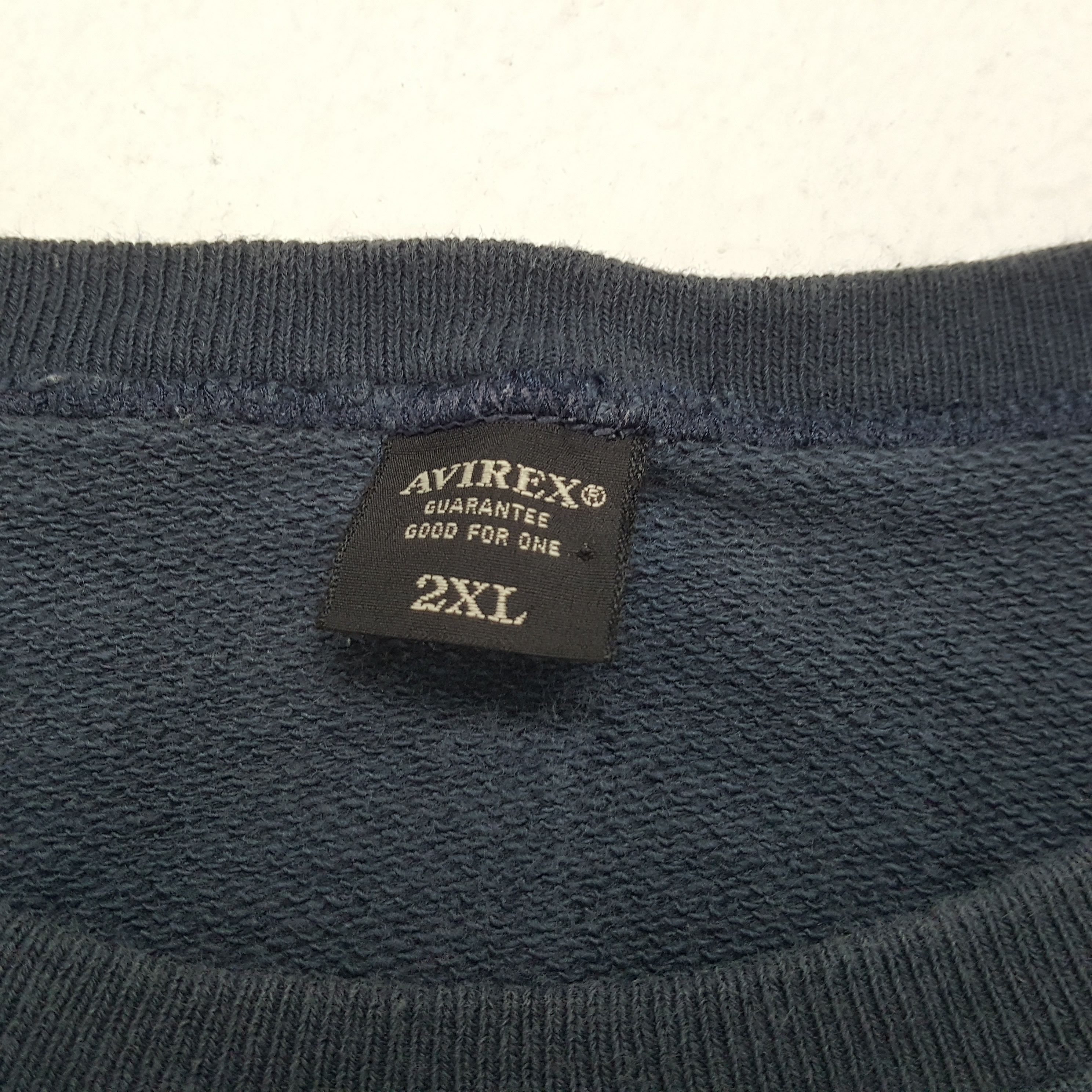 Avirex × Vintage Vintage AVIREX NYC Military Style Big Logo Sweatshirts Size US L / EU 52-54 / 3 - 10 Thumbnail