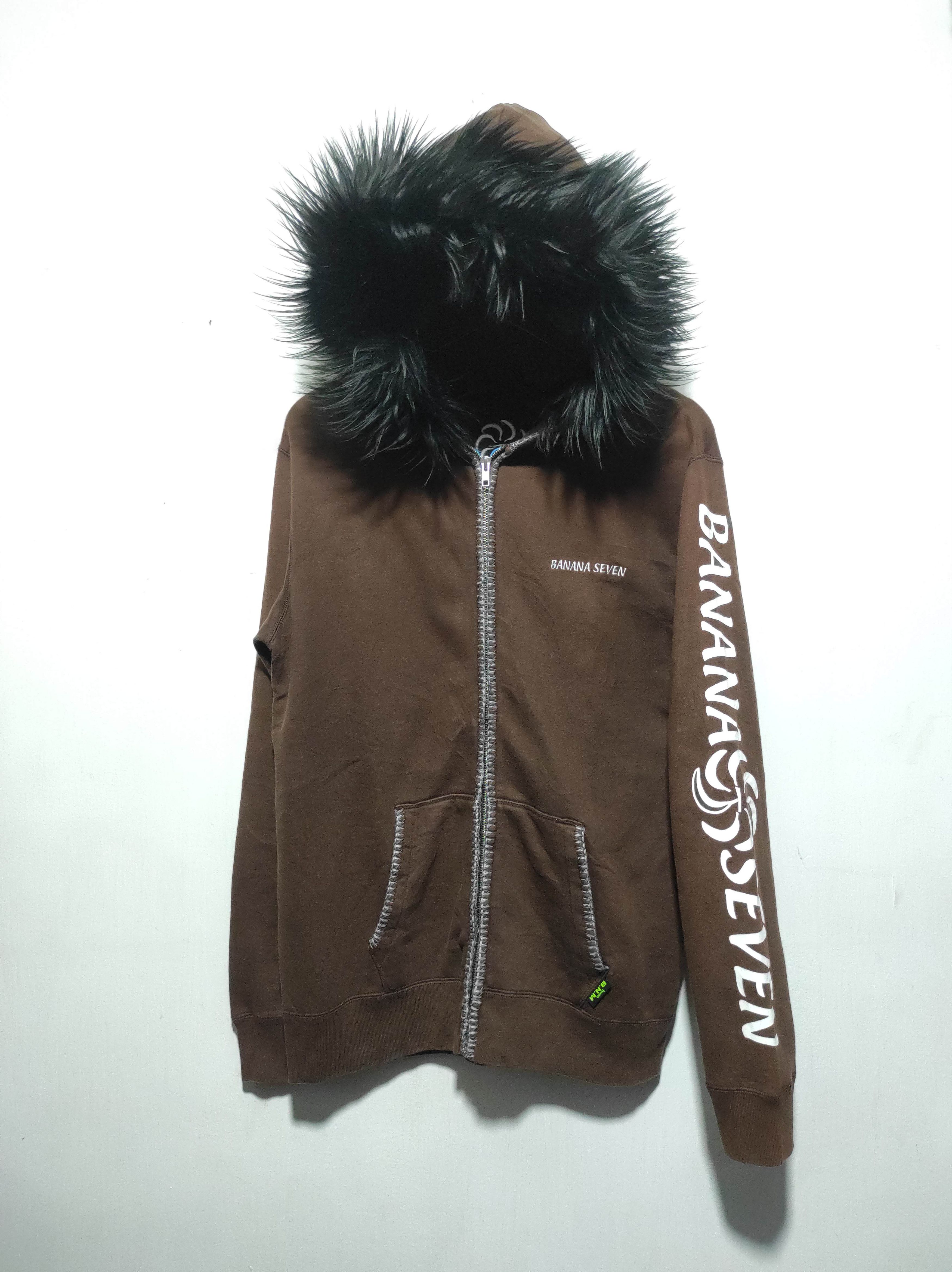 Hysteric Glamour Banana Seven Double Zipper Fur Hoodie LGB IfSixWasNine style Size US L / EU 52-54 / 3 - 7 Thumbnail