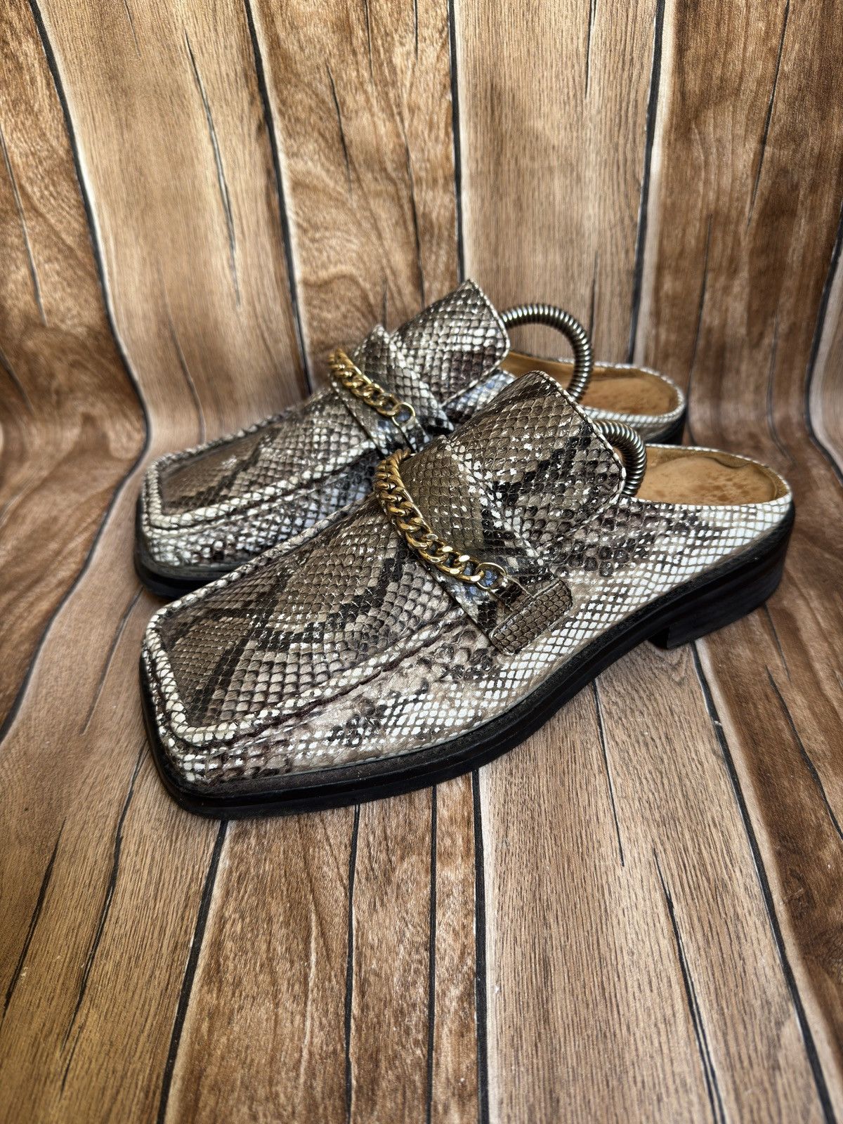 Martine Rose cuban chain clog mules Size US 9.5 / IT 39.5 - 1 Thumbnail