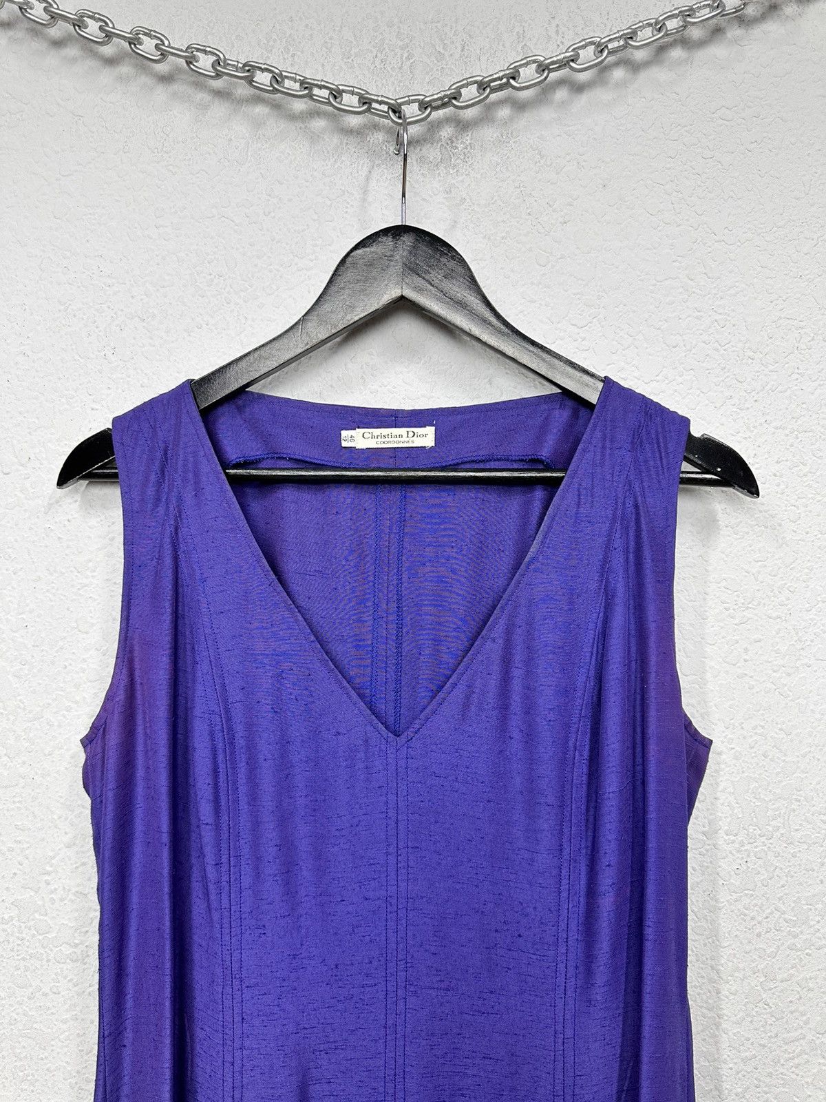 Christian Dior Monsieur OMG😻 Vintage Dress 80s Christian Dior COODONNES Viscose Size M / US 6-8 / IT 42-44 - 5 Thumbnail