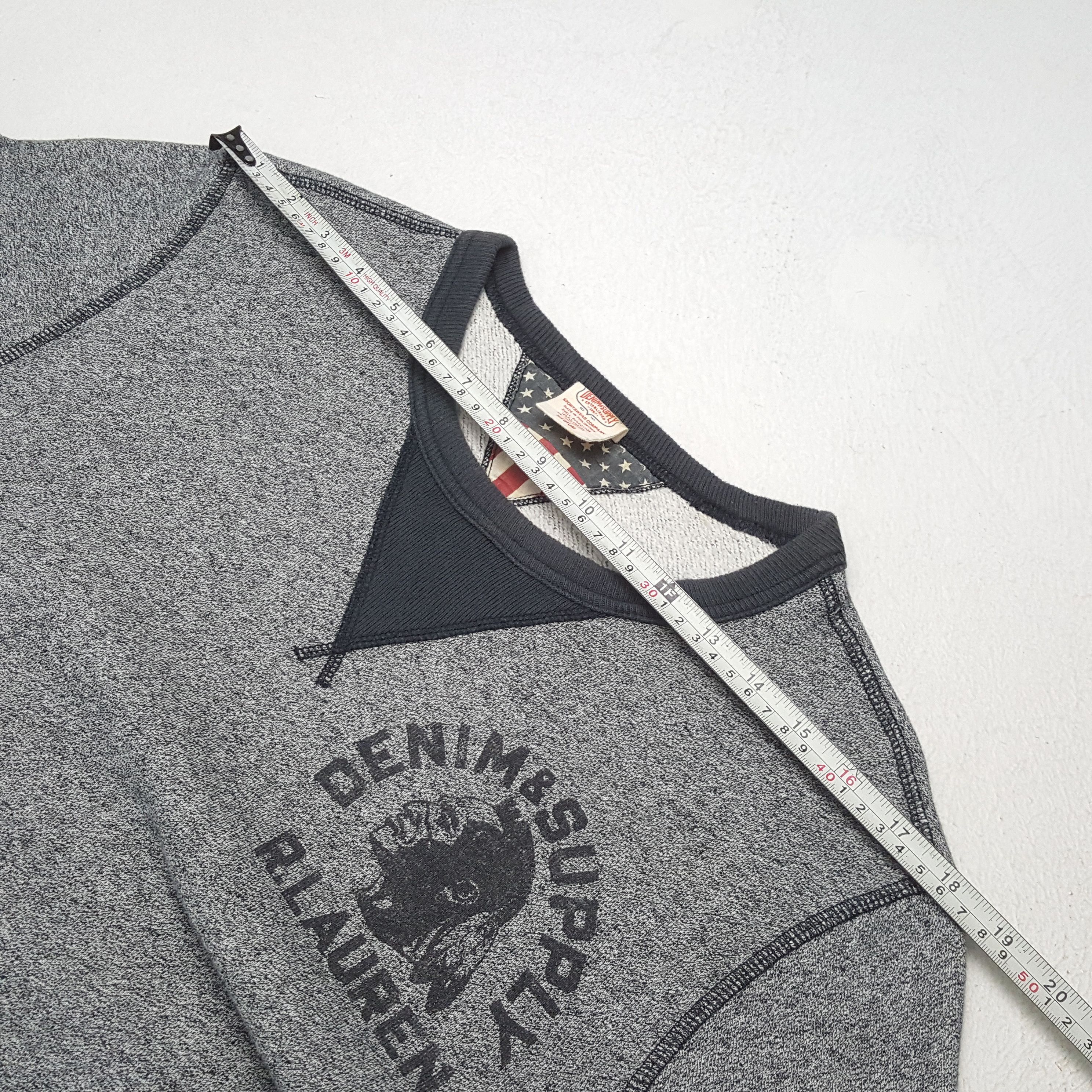 Ralph Lauren × Vintage Ralph Lauren Denim Supply Sweatshirt C283N11 Size US M / EU 48-50 / 2 - 9 Thumbnail