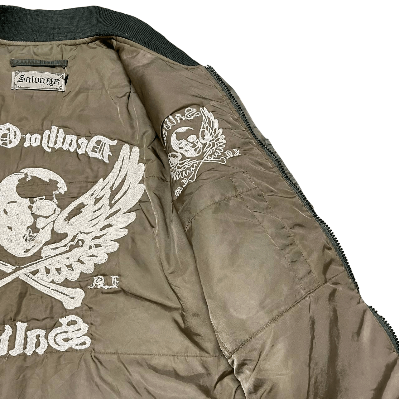 Salvage Vintage Salvage x Alpha Skulls Bomber Jacket Style Size US L / EU 52-54 / 3 - 13 Thumbnail