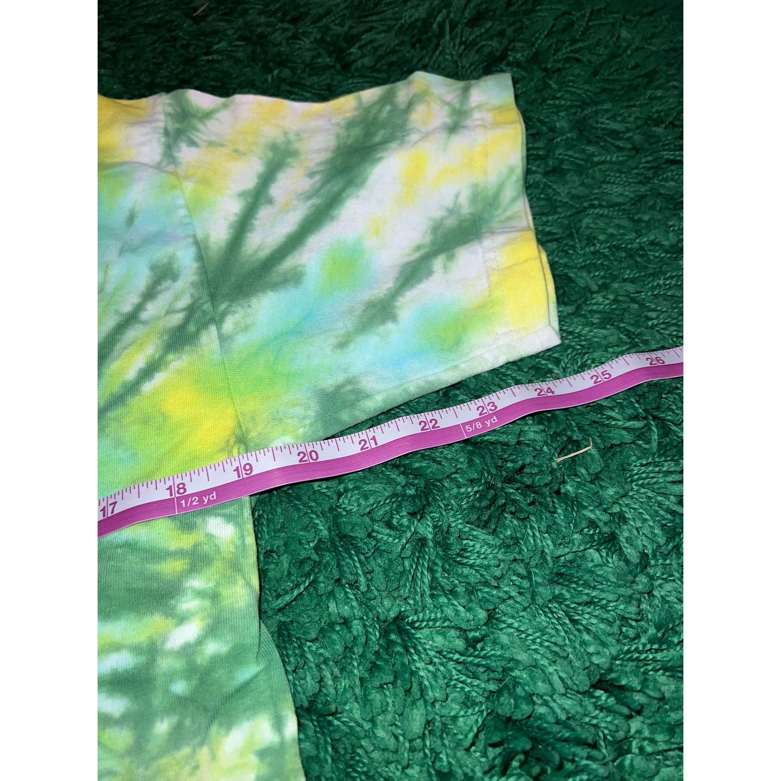 Vintage Vintage Green Spiral Tie Dye Shirt Blank Shirt Tee VTG M Size US M / EU 48-50 / 2 - 7 Thumbnail