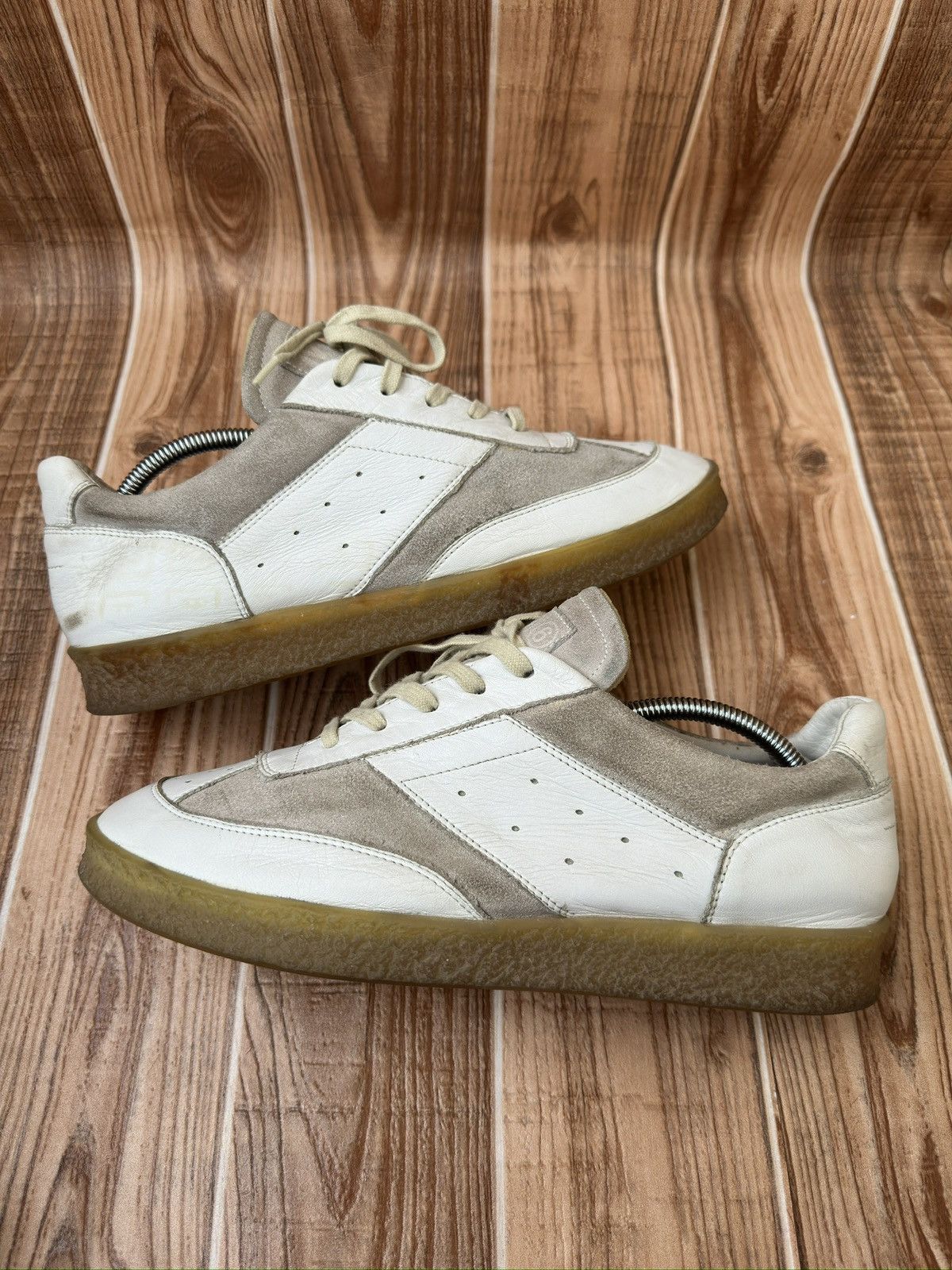 Maison Margiela Maison margiela MM6 White Court Sneakers Lowtops Size US 11 / EU 44 - 9 Thumbnail