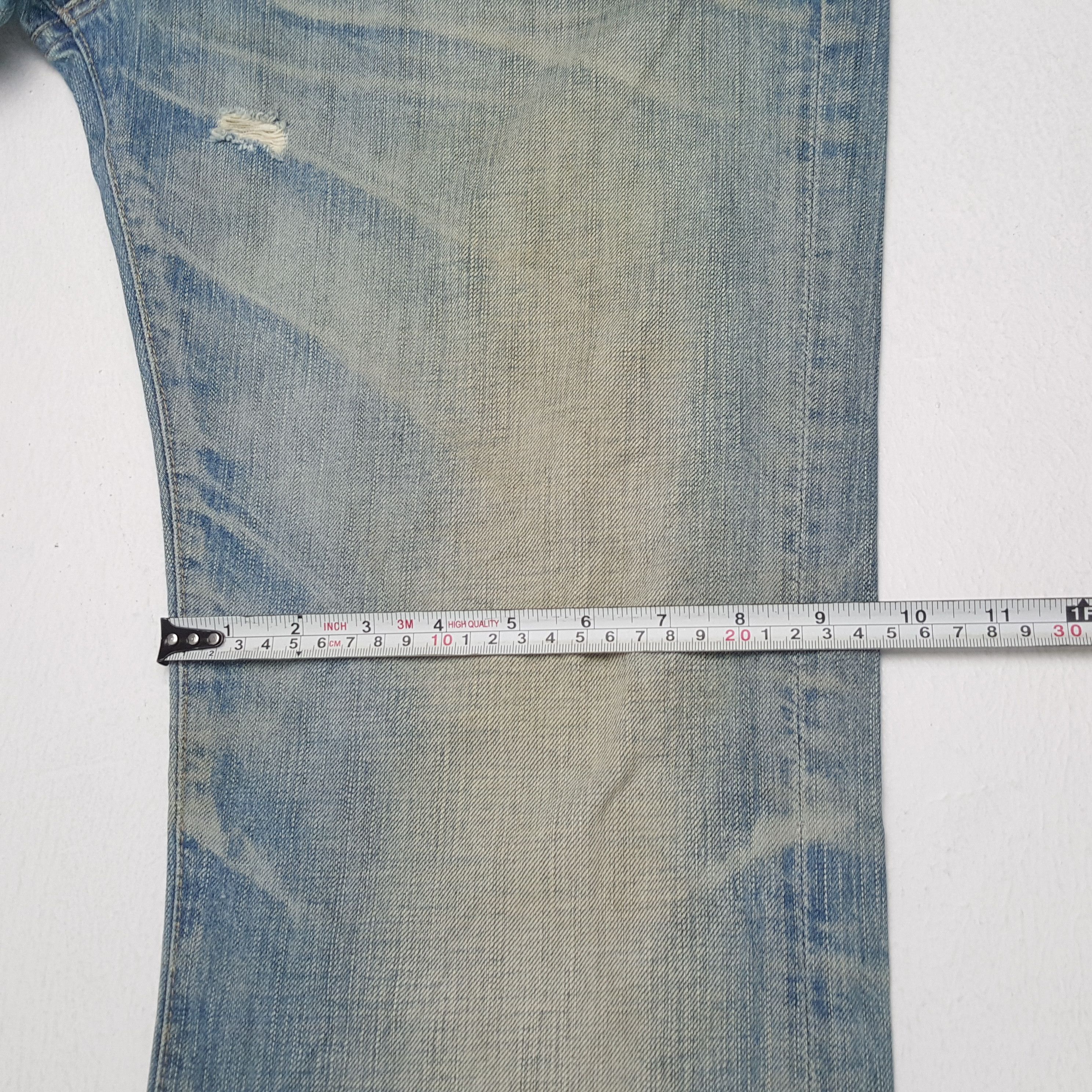 AG Adriano Goldschmied × Vintage ADRIANO GOLDSCHMEID Streetwear Style Distressed Jeans Size US 36 / EU 52 - 10 Thumbnail