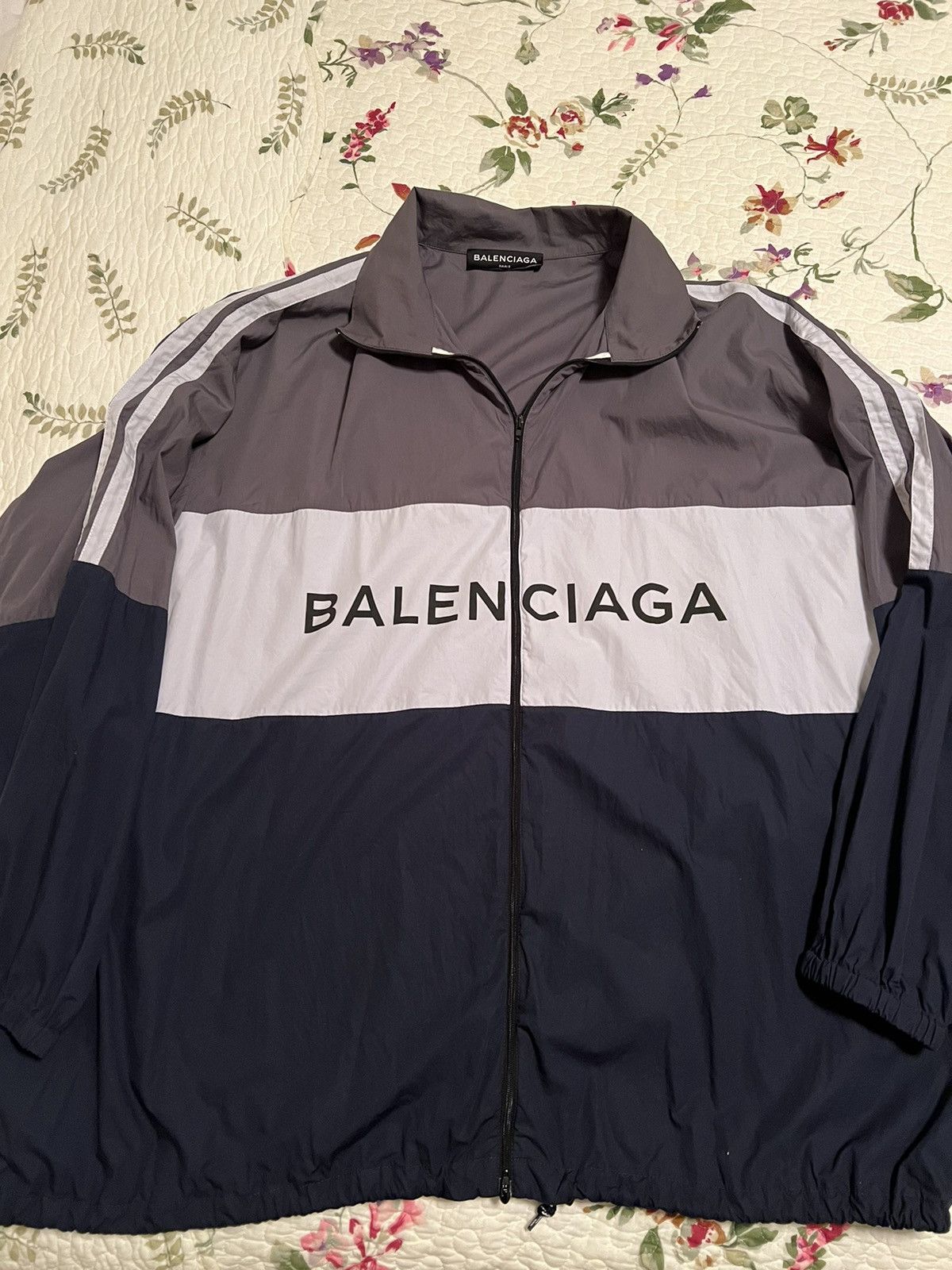 balenciaga windbreaker mens 2017
