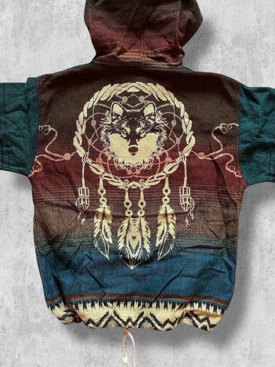 Other USA NATIVE SPIRIT WOLVES HOODIE VINTAGE ZIP hooded Size US M / EU 48-50 / 2 - 3 Thumbnail