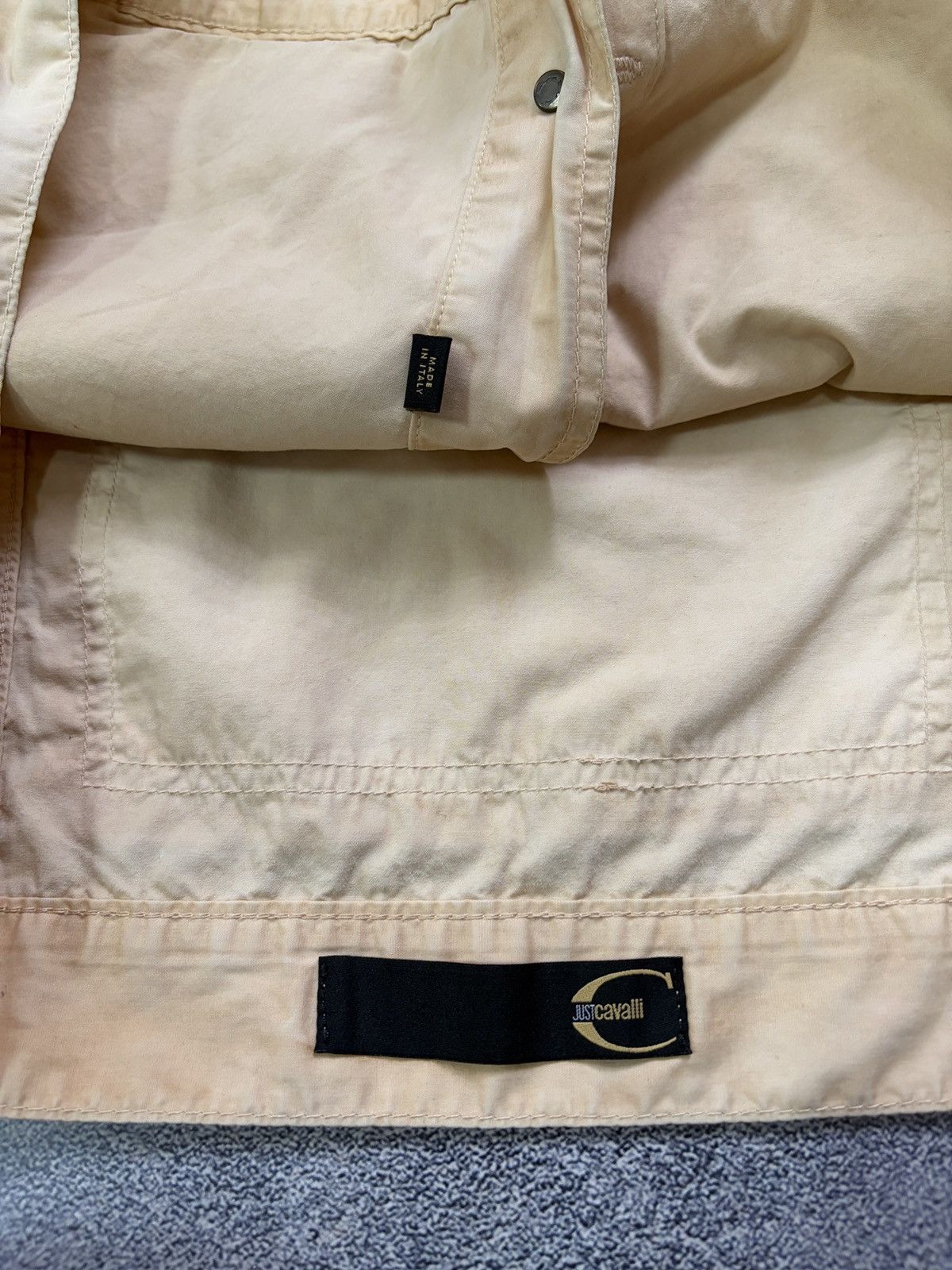 Just Cavalli Just Cavalli Vintage Patchwork Distressed Jacket Y2K XL Size US XL / EU 56 / 4 - 18 Thumbnail