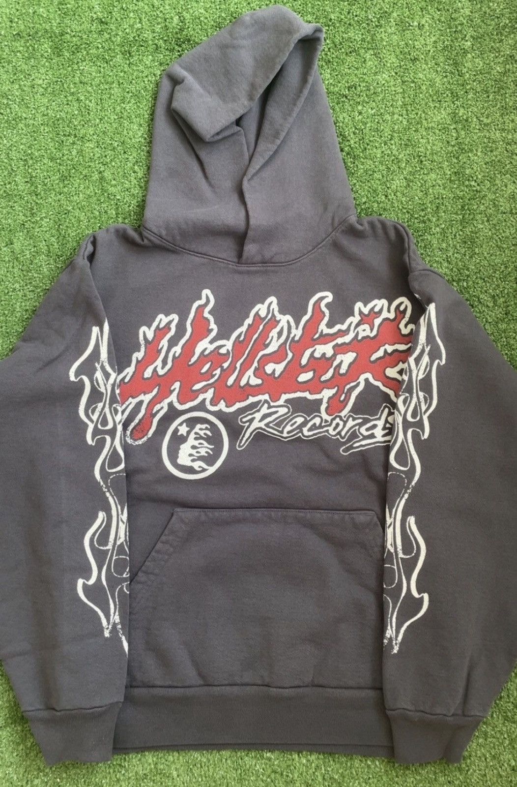 Hellstar Studios Records Tour Hoodie Faded Black
