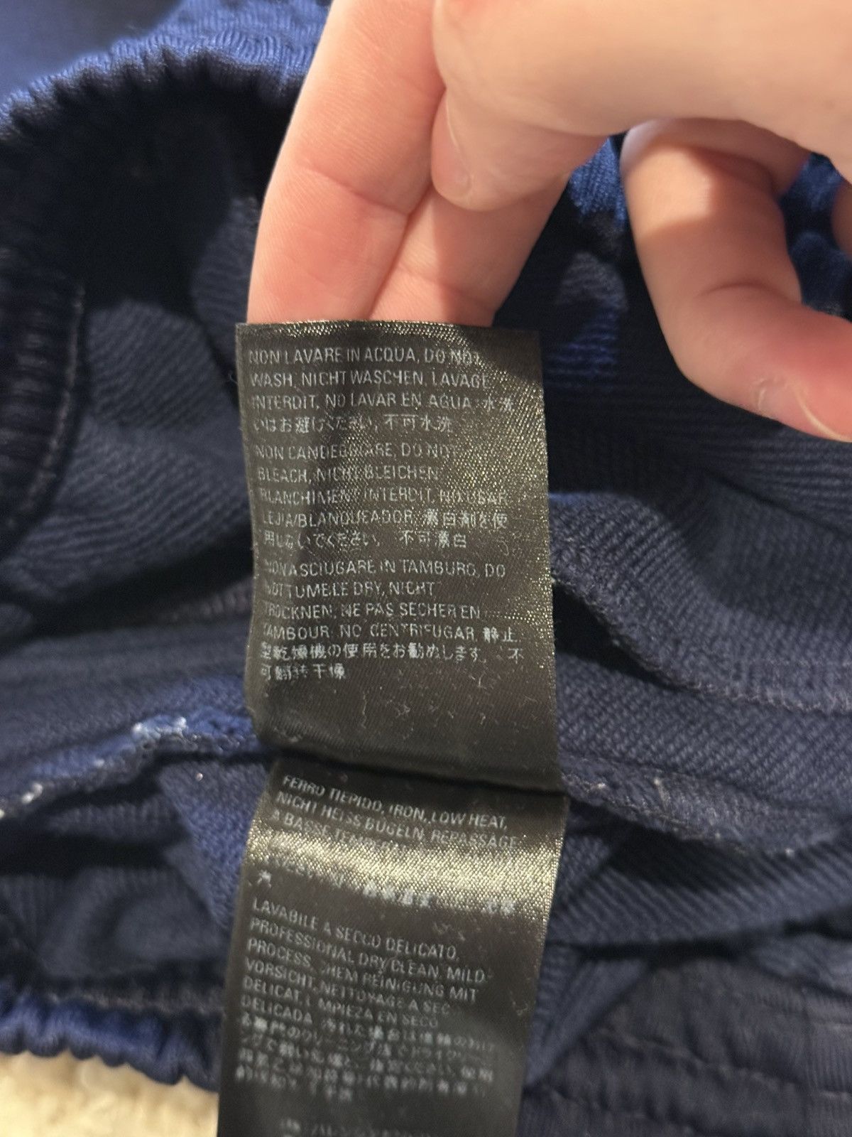 Balenciaga Balenciaga Dark Blue jogging pant Size US 27 - 15 Thumbnail