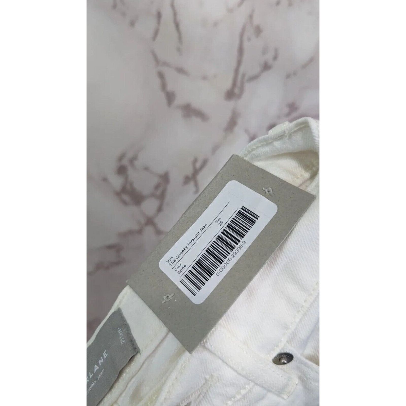 Everlane Everlane Jean Women 25 Cheeky Straight White Crop Denim Size 25" / US 0 / IT 36 - 7 Thumbnail