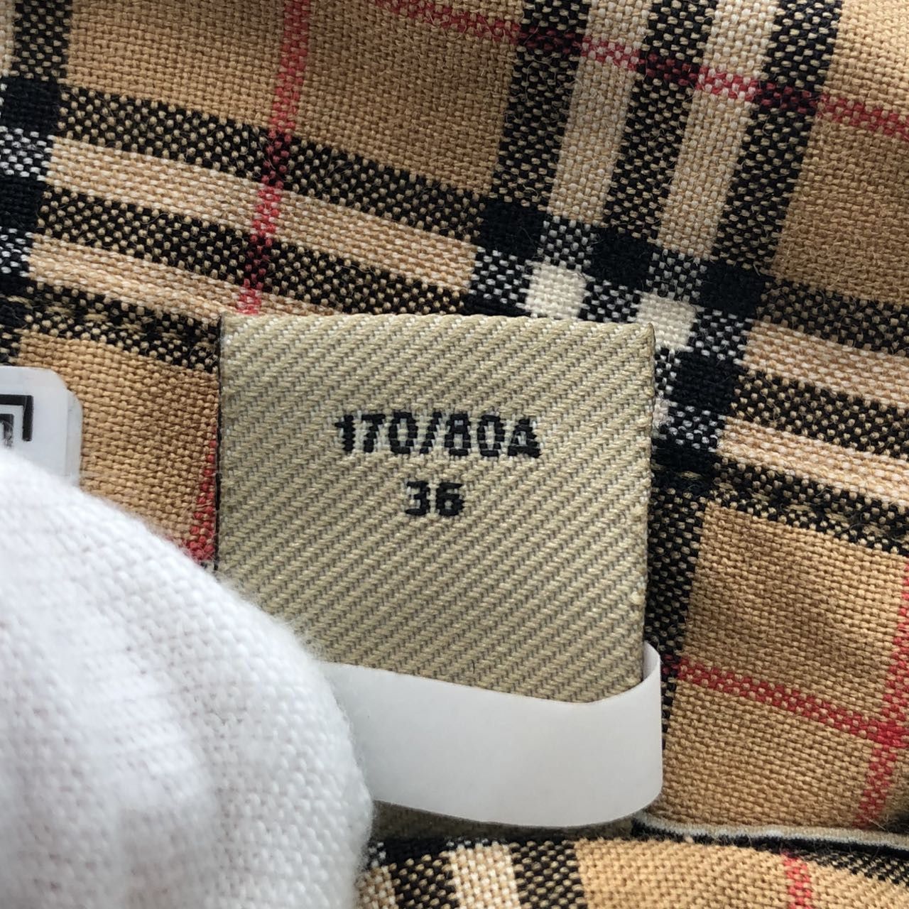 Burberry Burberry Small Check Cotton Long Sleeve Shirt K26WX Size US S / EU 44-46 / 1 - 7 Thumbnail