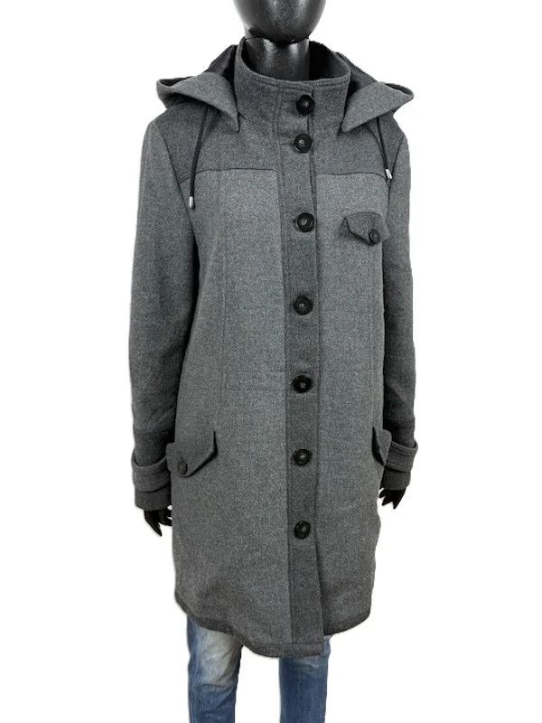 Armani Armani Jeans Cappotto Lana Grigio Donna 48 - L Size L / US 10 / IT 46 - 7 Thumbnail