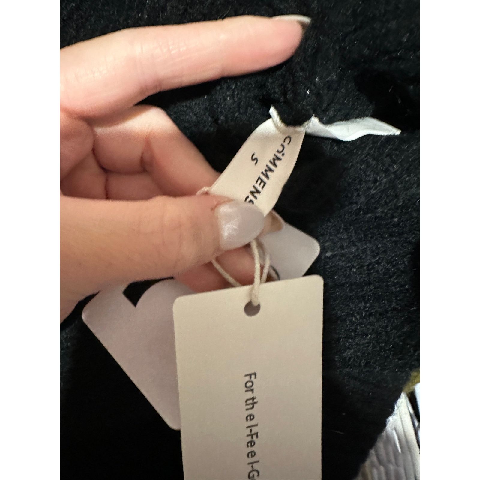 Other Commense Black Solid Open-Front Shrug Long Sleeve Sweater Size S / US 4 / IT 40 - 7 Thumbnail
