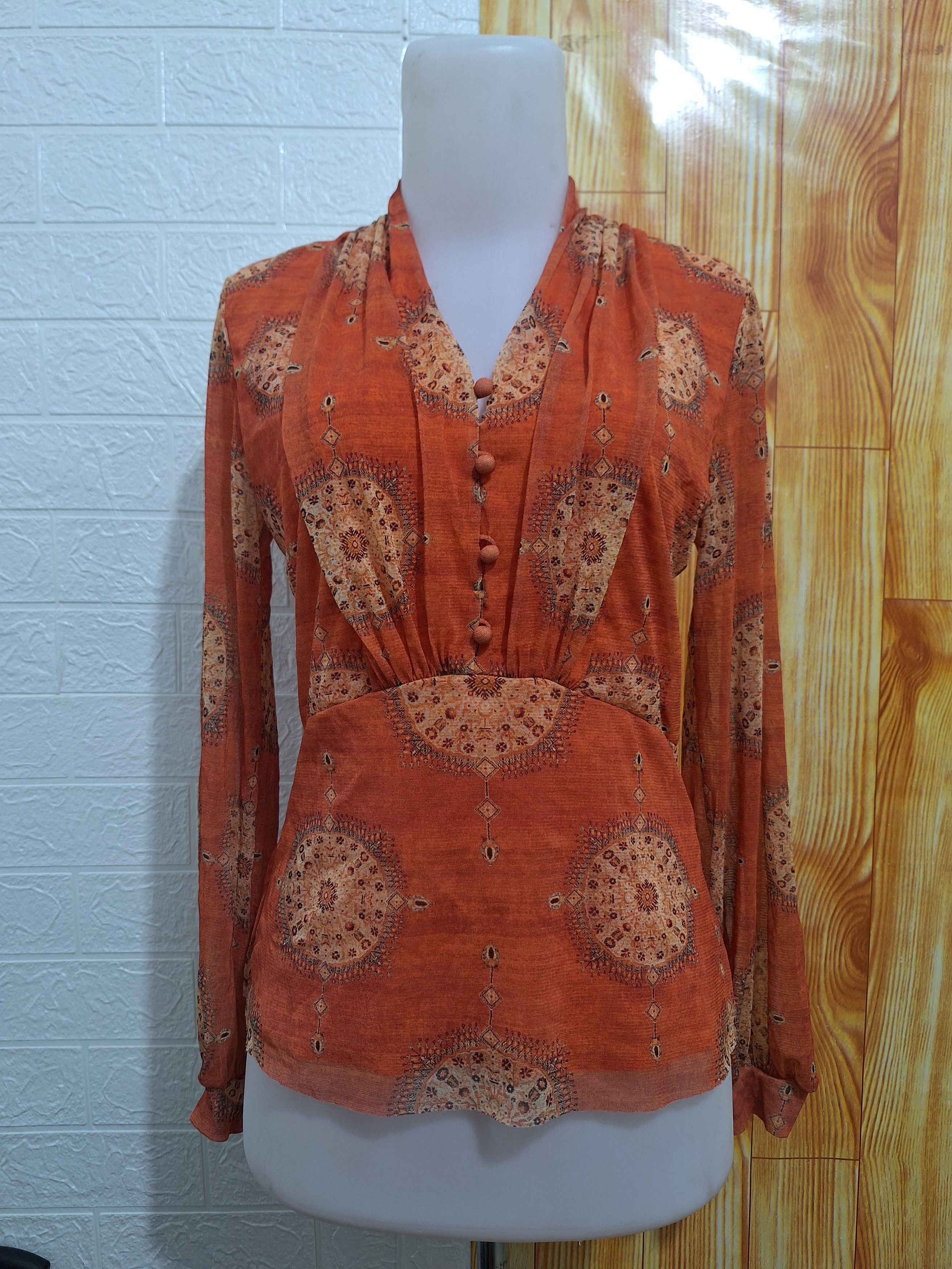Vintage × Vivienne Tam Vivienne Tam 2layer Blouse Size M / US 6-8 / IT 42-44 - 1 Thumbnail