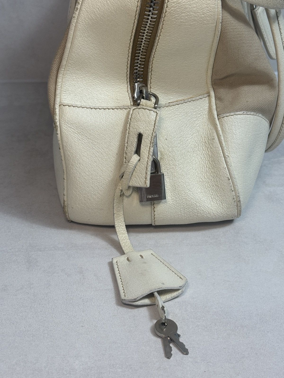 Prada Prada Boston Bag/ Bowling Bag Model BL0187 Size ONE SIZE - 4 Thumbnail