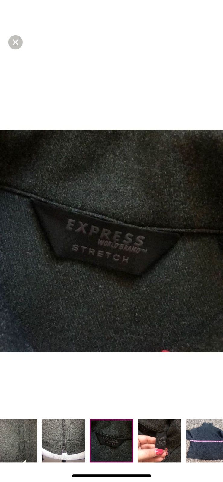 Express Express vintage zip up blazer size 5/6 Size M / US 6-8 / IT 42-44 - 2 Thumbnail