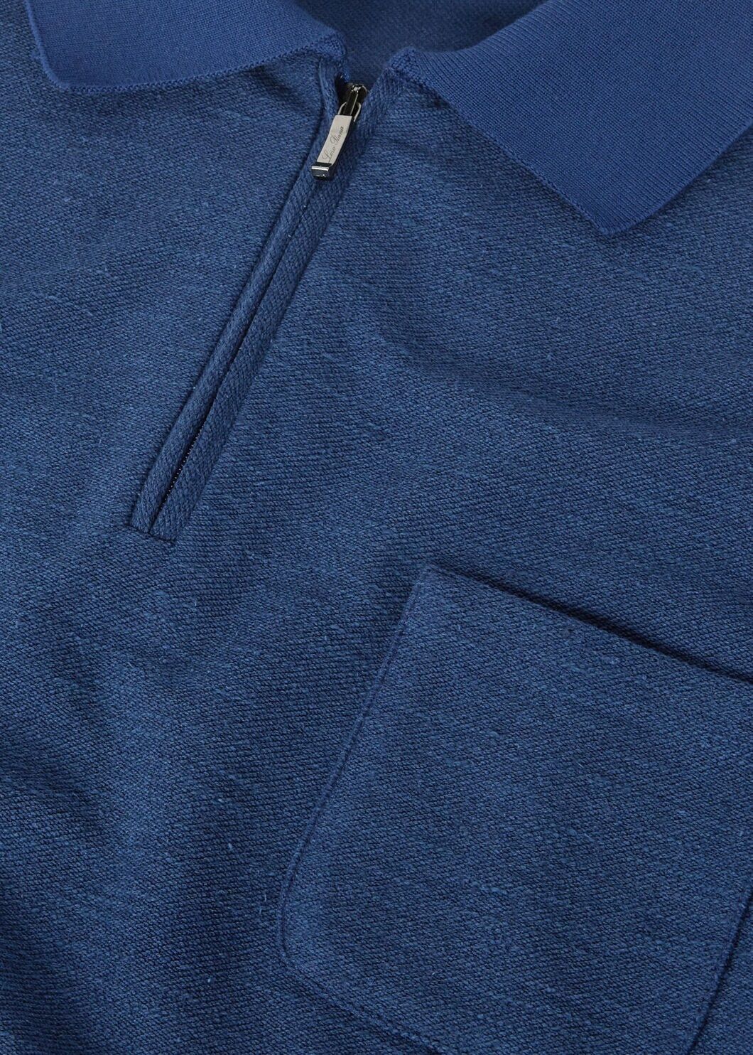 Loro Piana o1w1db10125 FAN8842 Hotaka Polo Shirt in Navy Blue Size US XL / EU 56 / 4 - 7 Thumbnail
